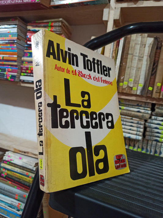 LA TERCERA OLA POR ALVIN TOFFLER USADO ANTIGUOS ALDAMA