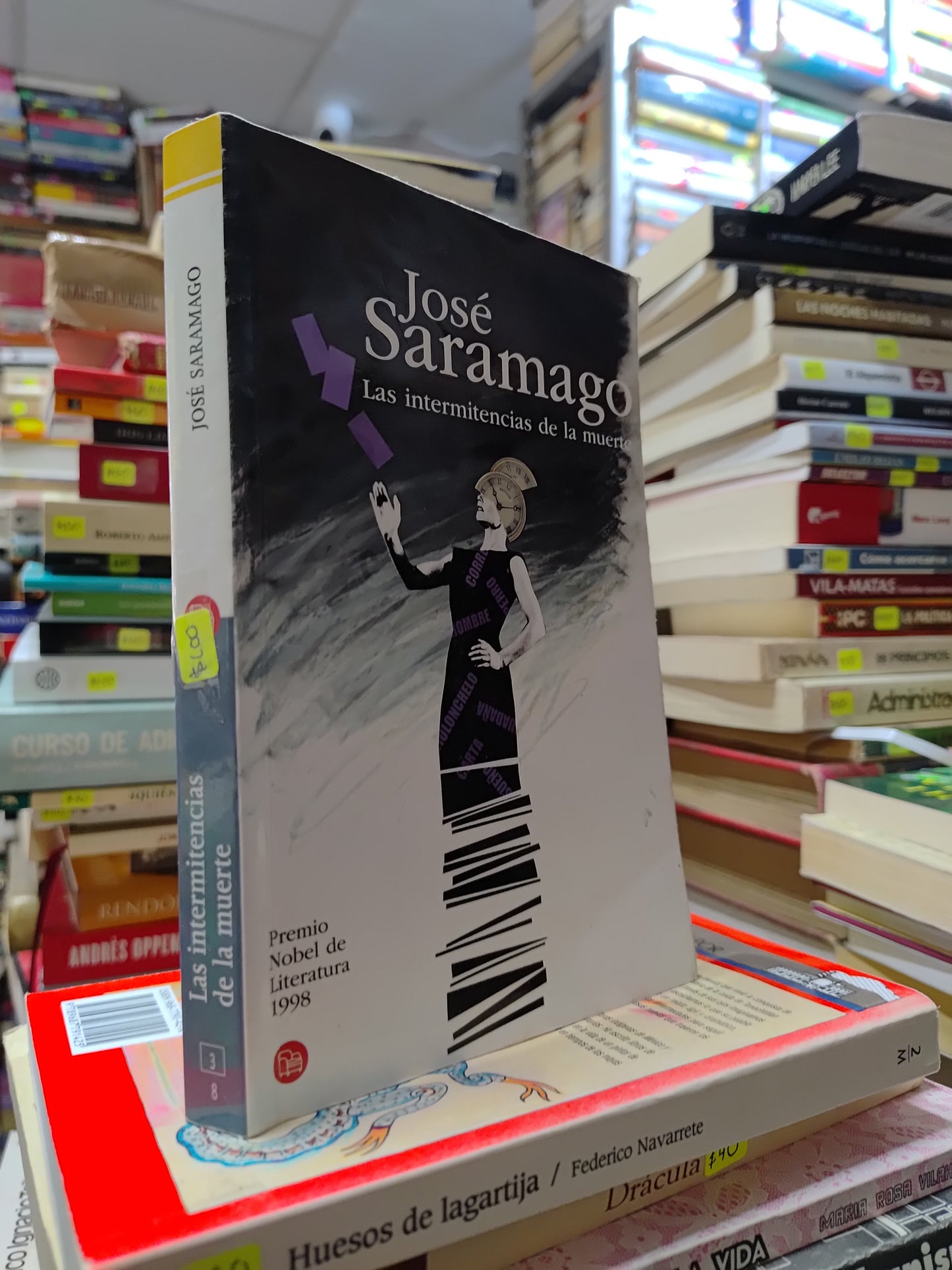 LAS INTERMITENCIAS DE LA MUERTE POR JOSE SARAMAGO USADO NOVELAS JUAREZ 507