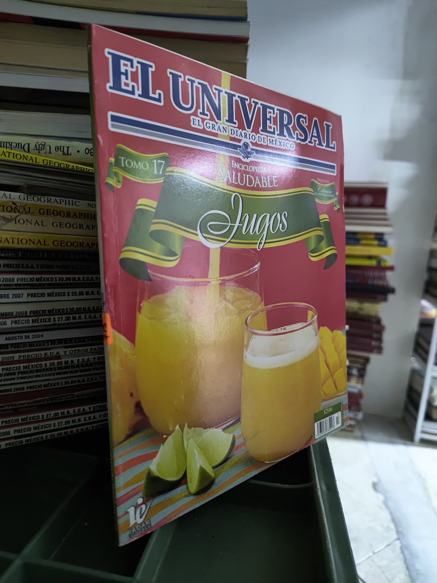 COLECCION ENCICLOPEDIA SALUDABLE POR EL UNIVERSAL USADO COCINA JUAREZ 515 8 TOMOS POR $15 C/U