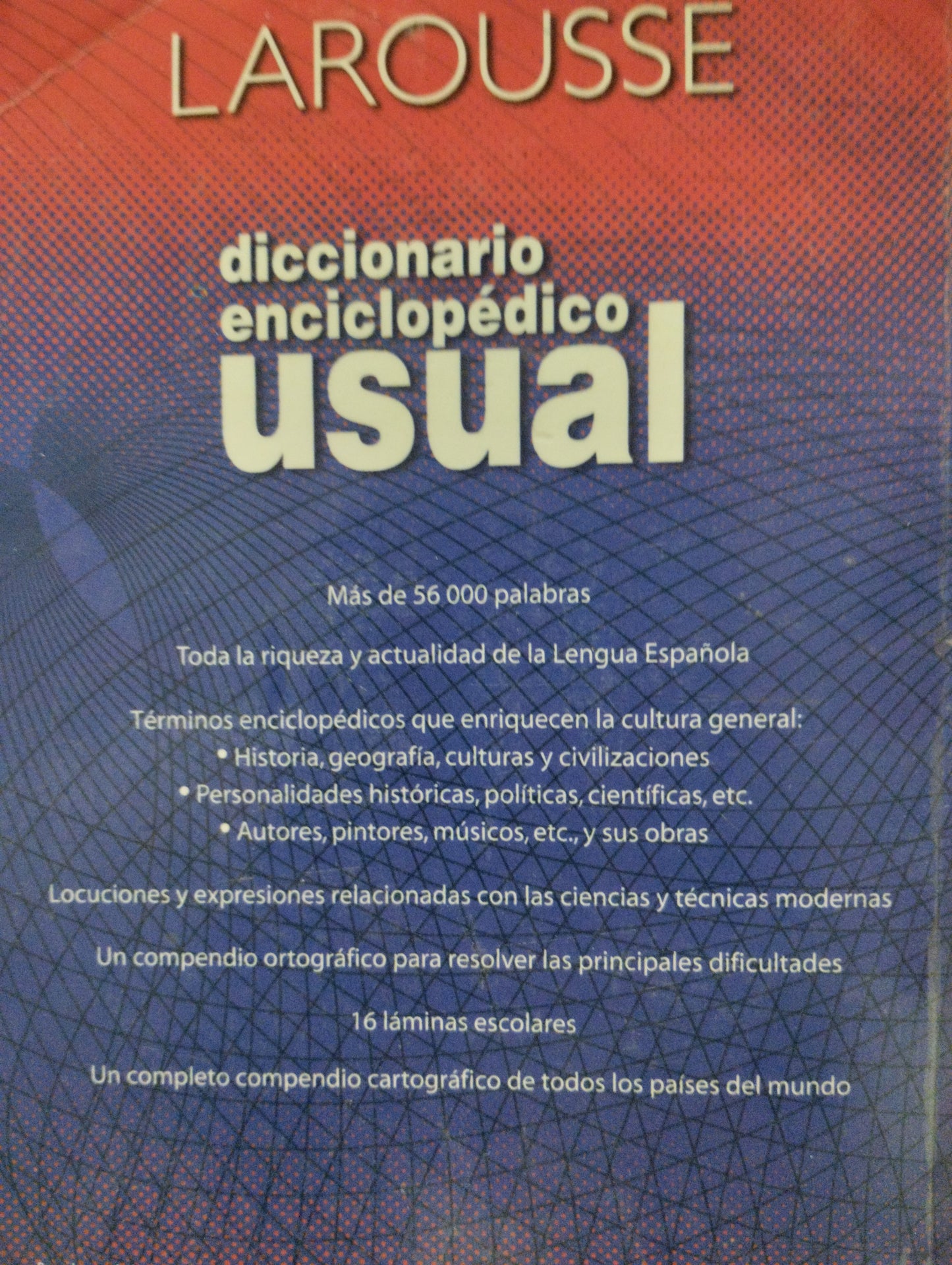 DICCIONARIO ENCICLOPEDICO USUAL LAROUSSE USADO EDUCACION ALDAMA
