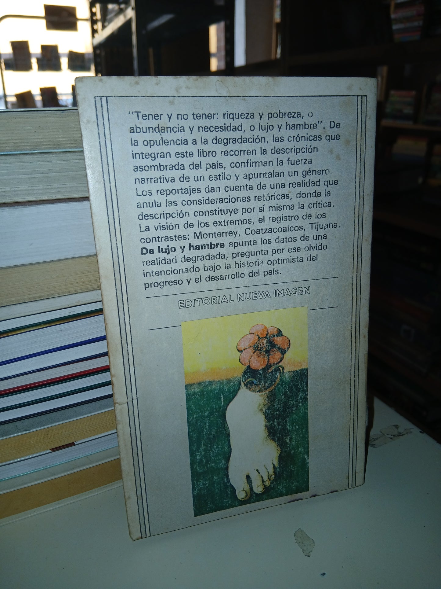 DE LUJO Y HAMBRE POR RICARDO GARIBAY USADO NOVELA LITERARIO 207