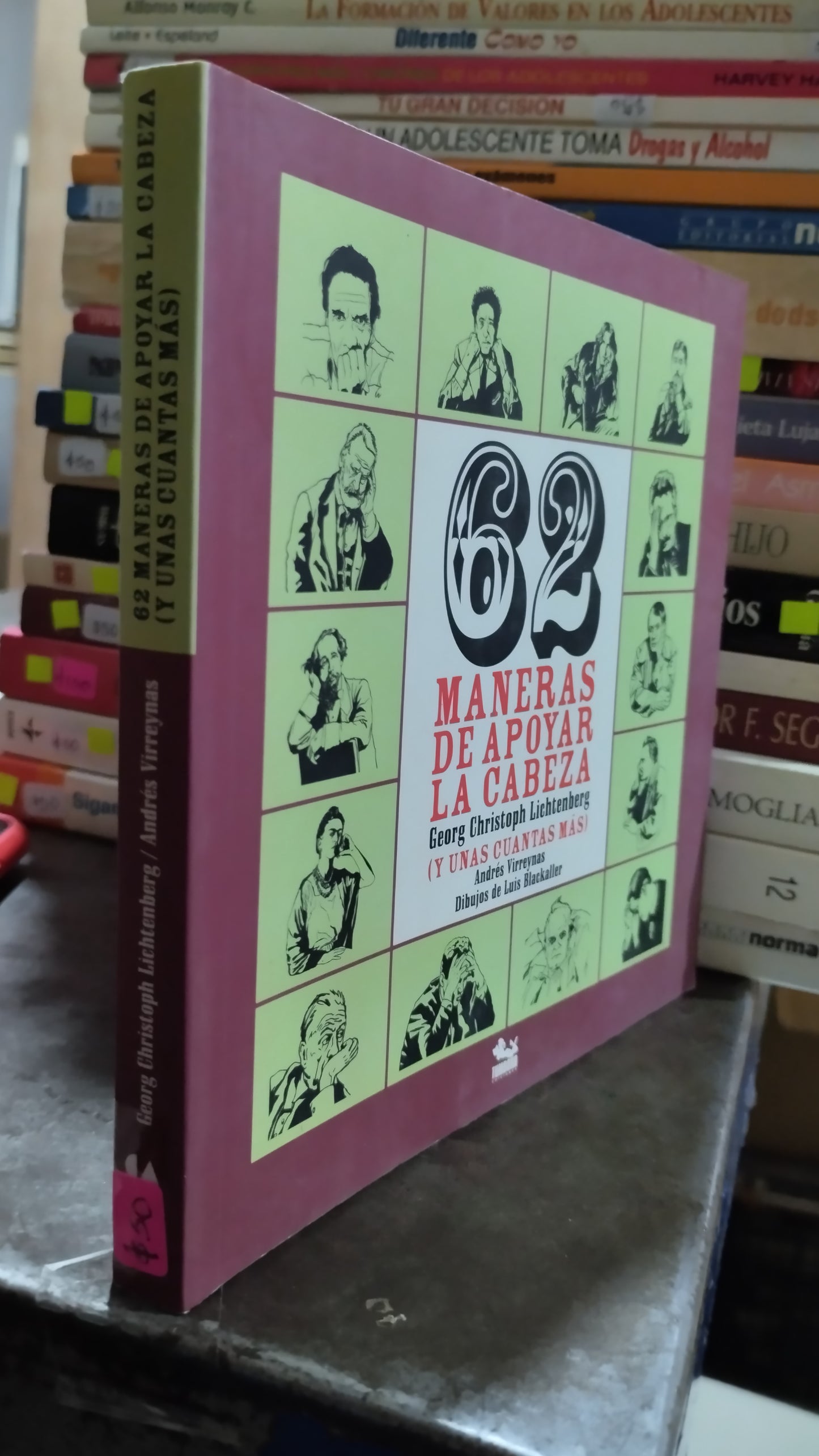 62 MANERAS DE APOYAR LA CABEZA POR GEORG CHRITOPH LIBRO USADO PSICOLOGIA ALDAMA