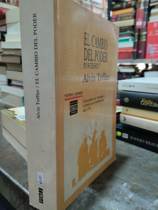 EL CAMBIO DEL PODER POR ALVIN TOFFLER USADO NOVELAS ALDAMA