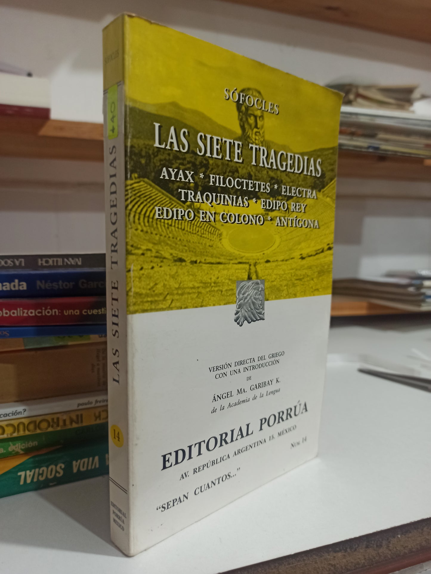 LAS SIETE TRAGEDIAS POR SOFOCLES USADO SOCIOLOGÍA JUÁREZ