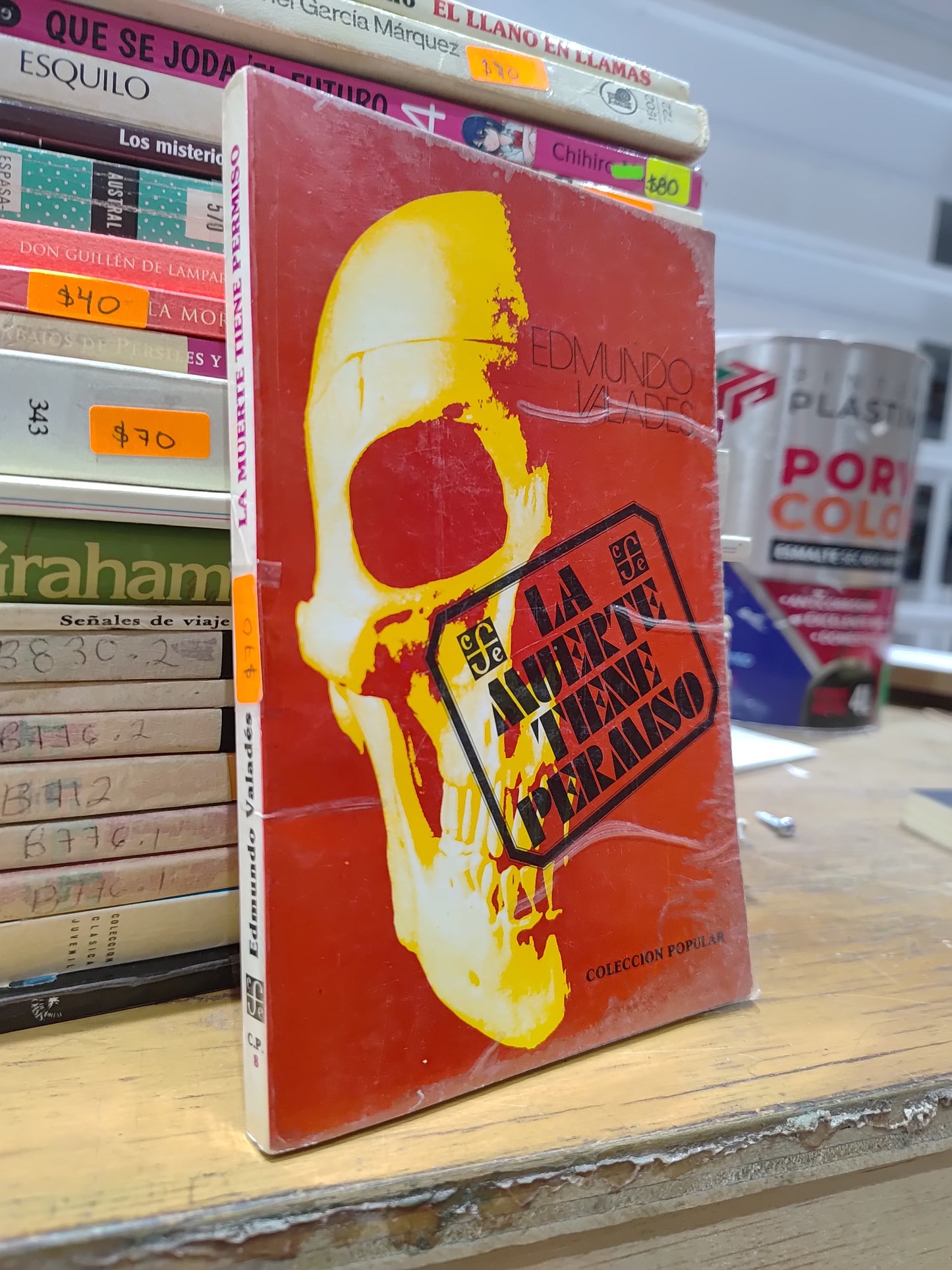 LA MUERTE TIENE PERMISO POR EDMUNDO VALADES USADO NOVELAS JUAREZ 515