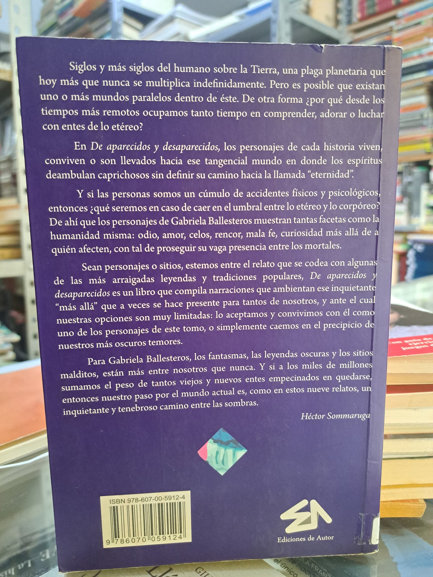 DE APARECIDOS Y DESAPARECIDOS GABRIELA BALLESTEROS USADO NOVELA JUÁREZ