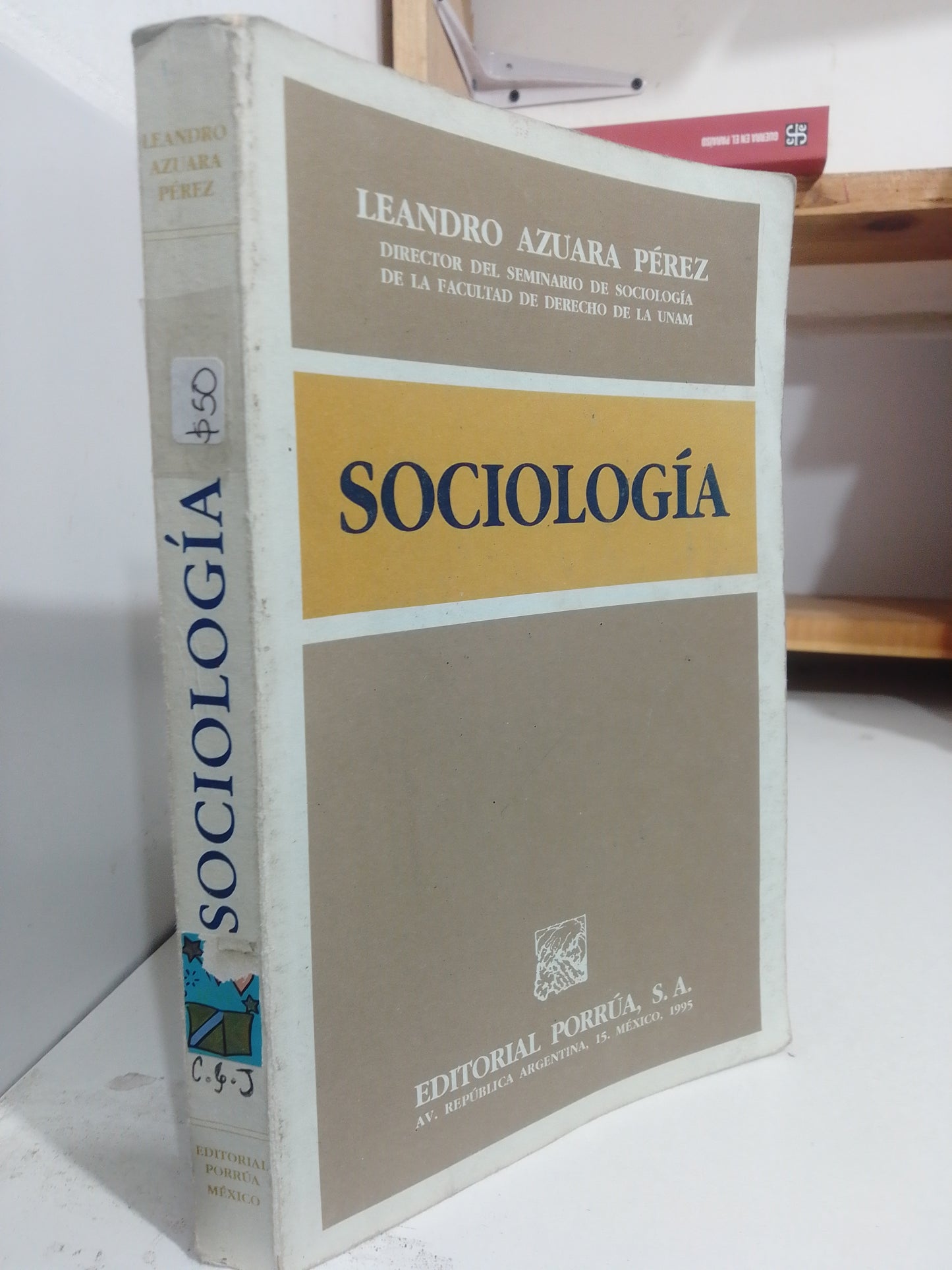 SOCIOLOGIA POR LEANDRO AZURA PEREZ USADO FILOSOFIA JUAREZ