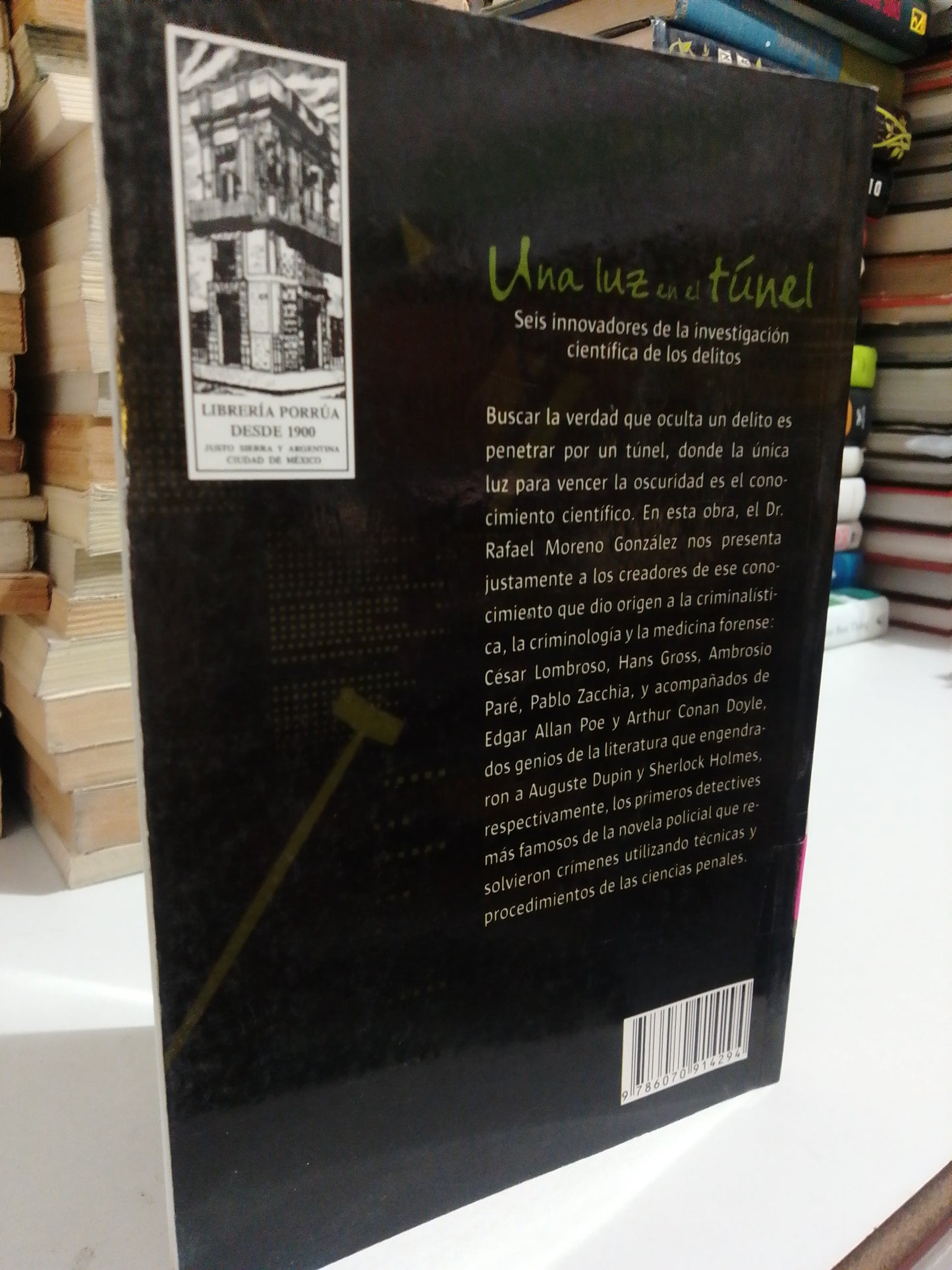 UNA LUZ EN EL TÚNEL POR DR L. RAFAEL MORENO GONZÁLEZ USADO NOVELA JUÁREZ