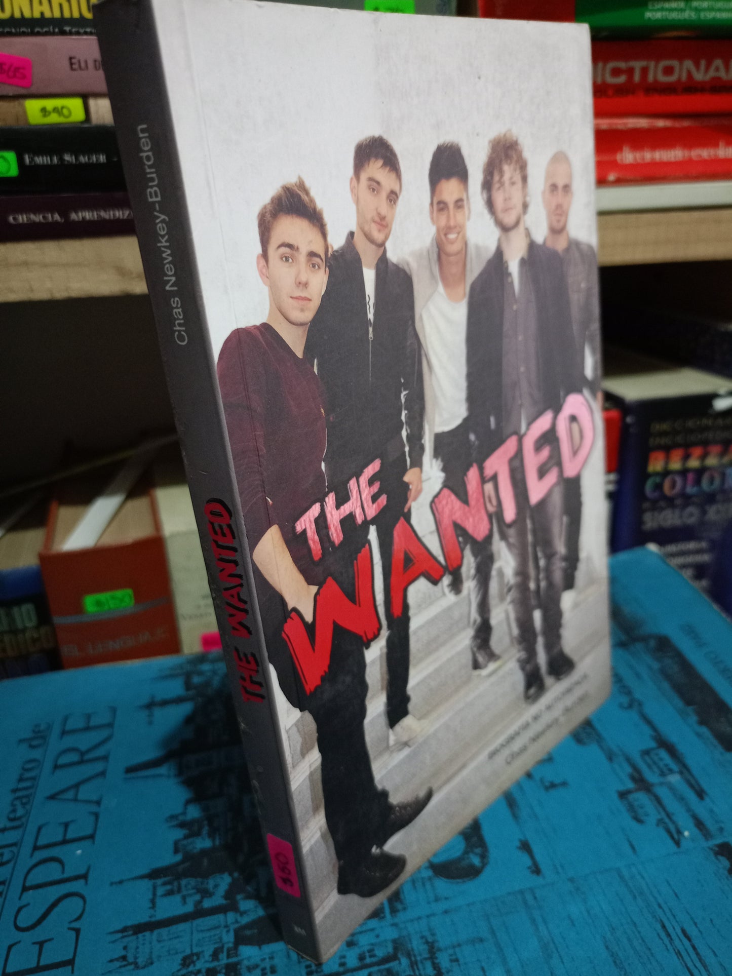 THE WANTED POR CHAS NEWKEY BURDEN USADO NOVELA LITERARIO 305