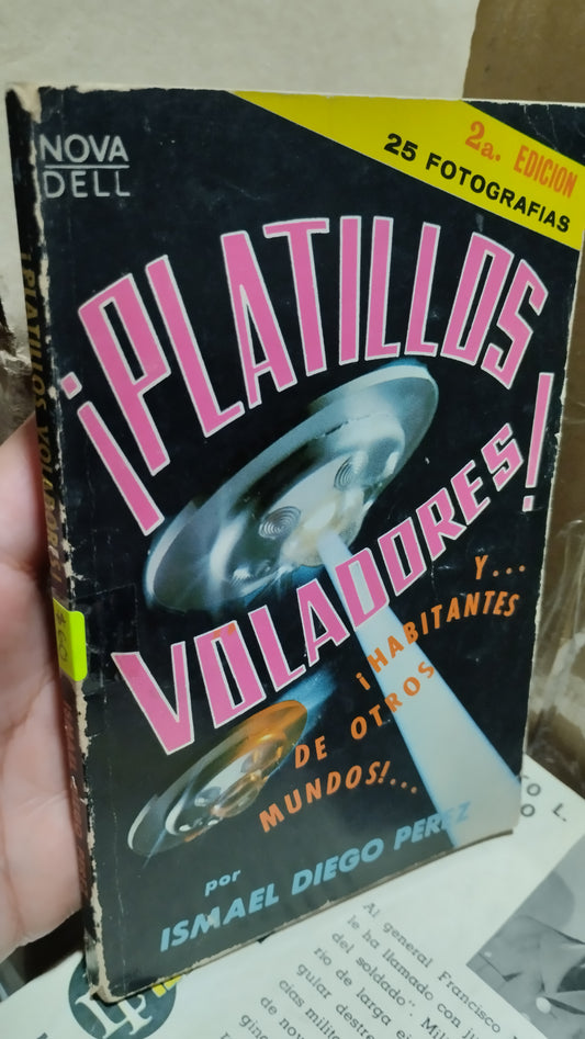 PLATILLOS VOLARES POR ISMAEL DIEGO PEREZ LIBRO USADO NOVELAS ALDAMA