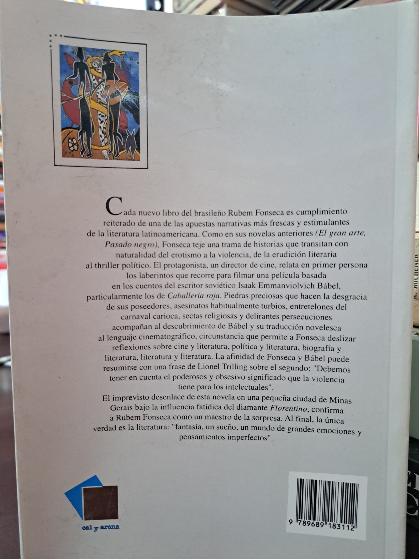 GRANDES EMOCIONES Y PENSAMIENTOS IMPERFECTOS RUBEM FONSECA USADO NOVELA LITERARIO 305