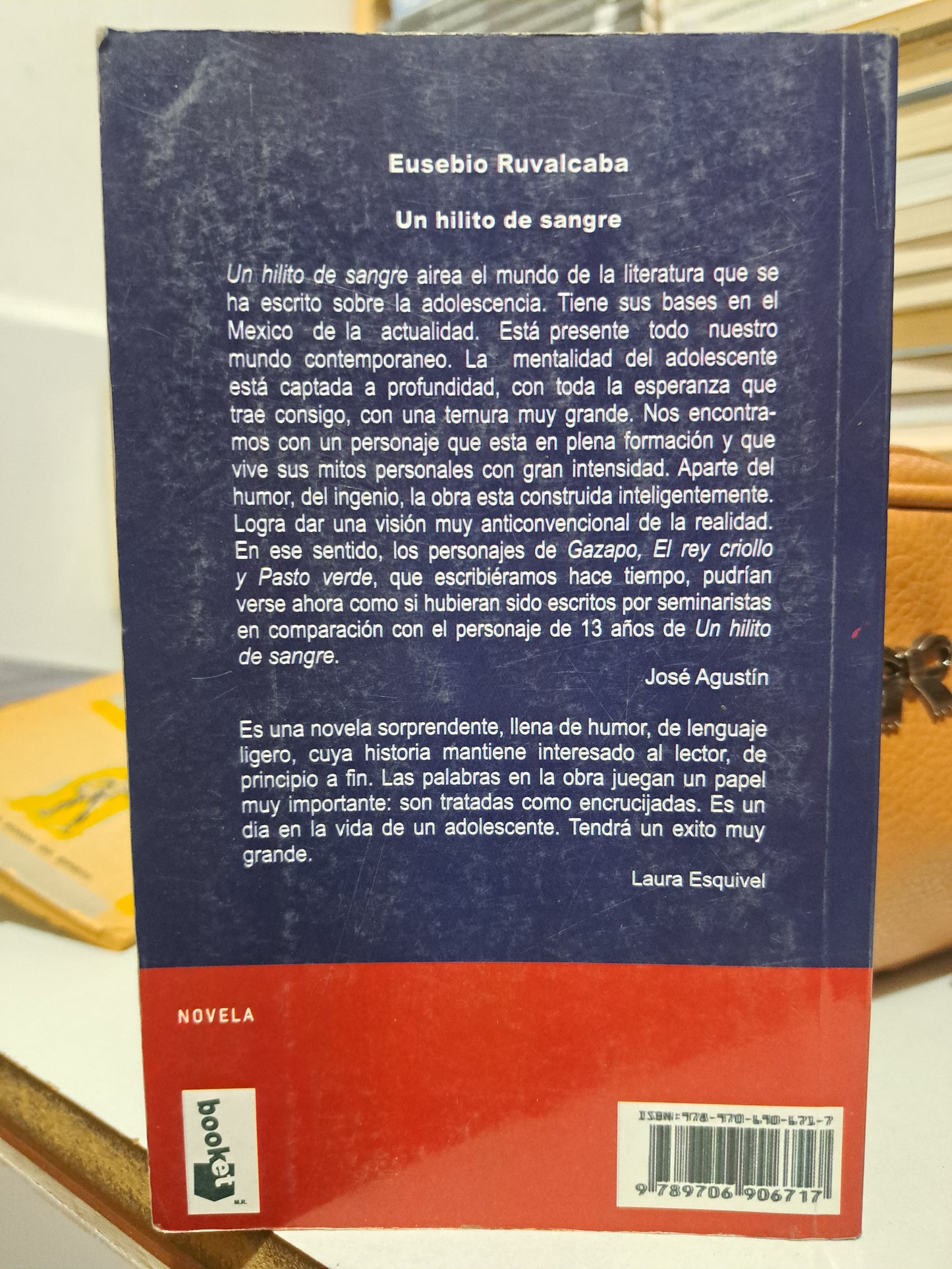 UN HILITO DE SANGRE EUSEBIO RUVALCABA USADO NOVELA JUÁREZ