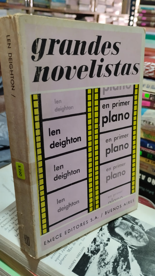 EN PRIMER PLANO POR LEN DEIGHTON LIBRO USADO ANTIGUO ALDAMA