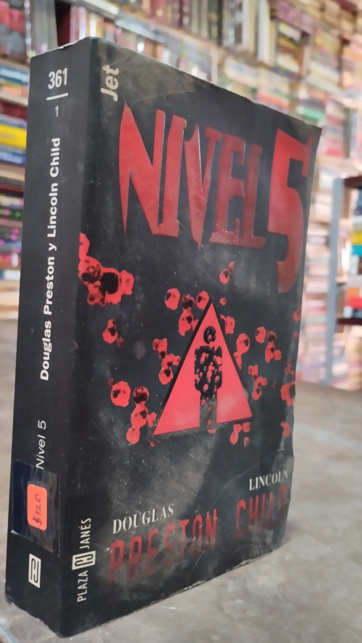 NIVEL 5 POR DOUGLAS PRESTON Y LINCOLN CHILD LIBRO USADO ANTIGUO ALDAMA