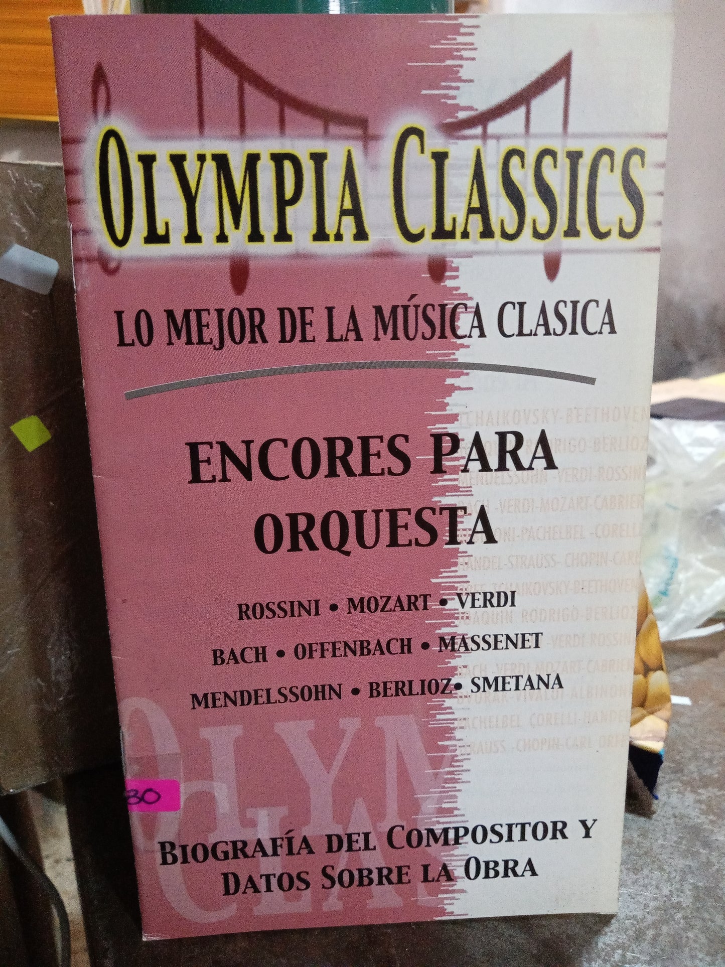 OLYMPIA CLASSICS ENCORES PARA ORQUESTA USADO MUSICA ALDAMA