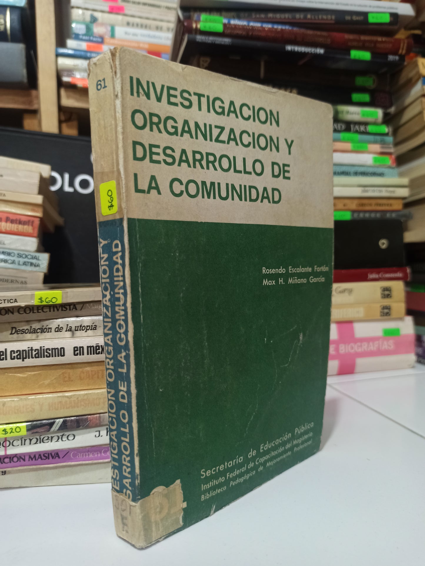 INVESTIGACION ORGANIZACION Y DESARROLLO DE LA COMUNIDAD POR ROSENDO ESCALANTE FORTON USADO SOCIOLOGIA JUÁREZ