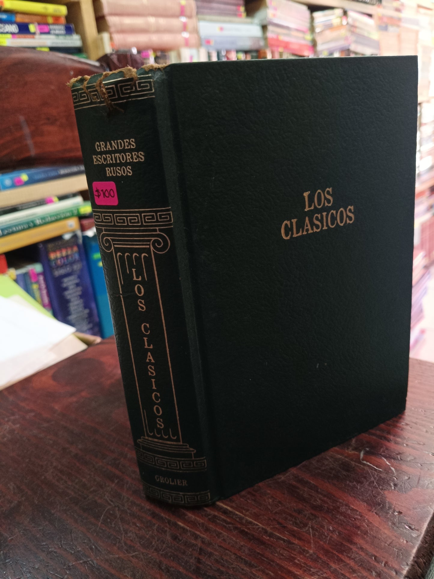 LOS CLASICOS GRANDES ESCRITORES RUSOS GROLIER USADO NOVELA LITERARIO 305