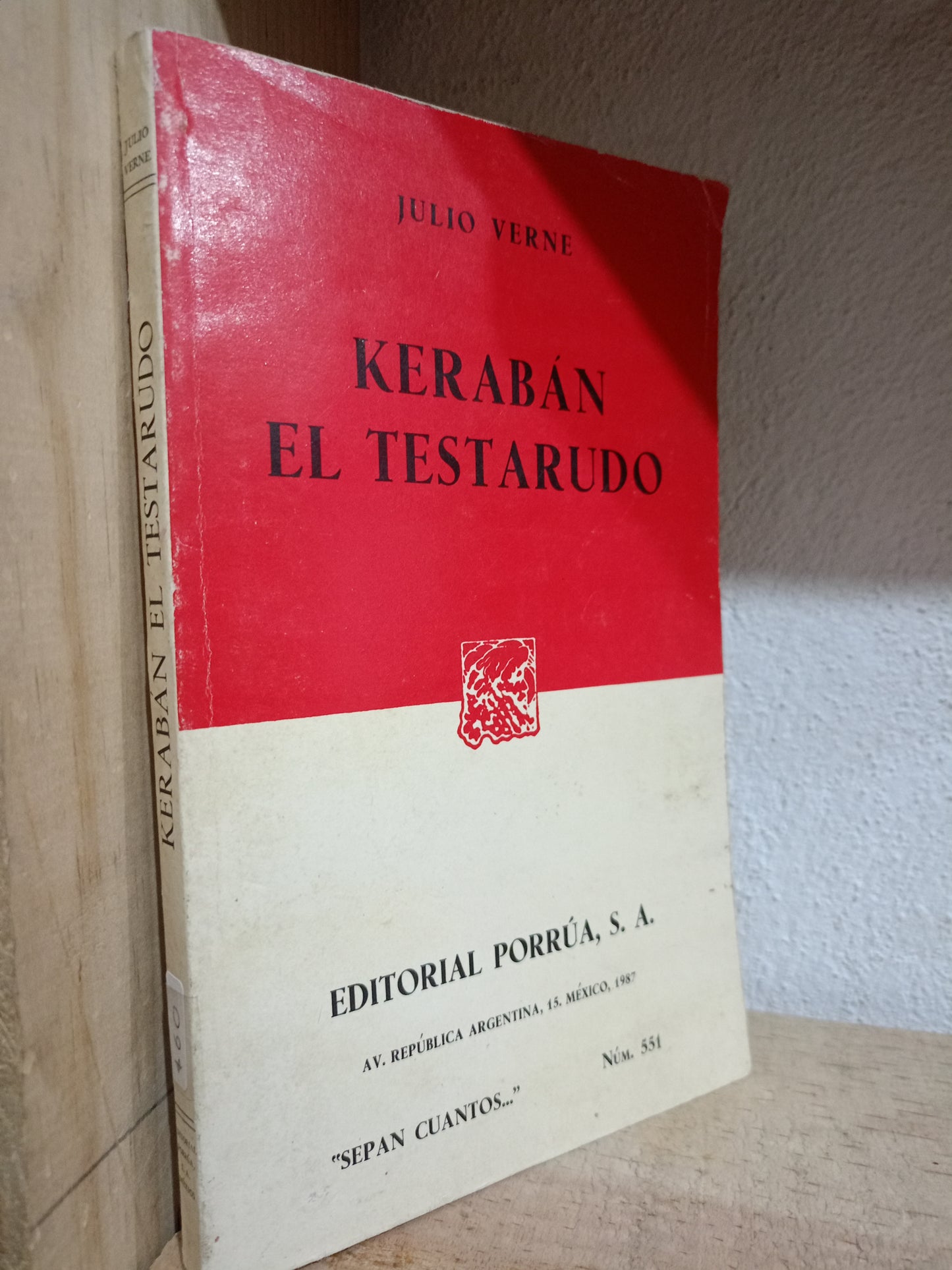 KERABAN EL TESTARUDO POR JULIO VERNE USADO NOVELA LITERARIO 305