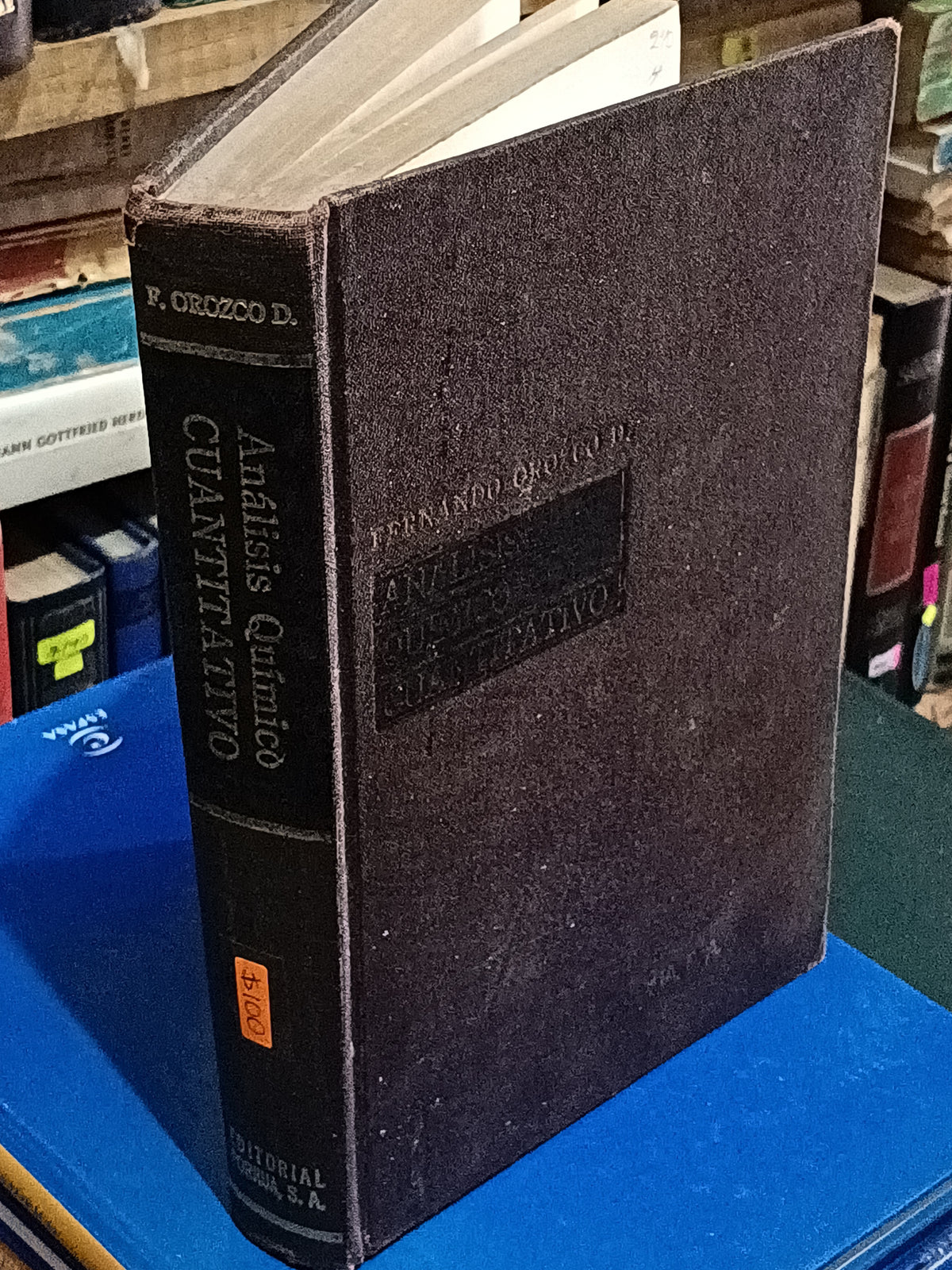 ANALISIS QUIMICO CUANTITATIVO F. OROZCO D. USADO QUIMICA LITERARIO 305