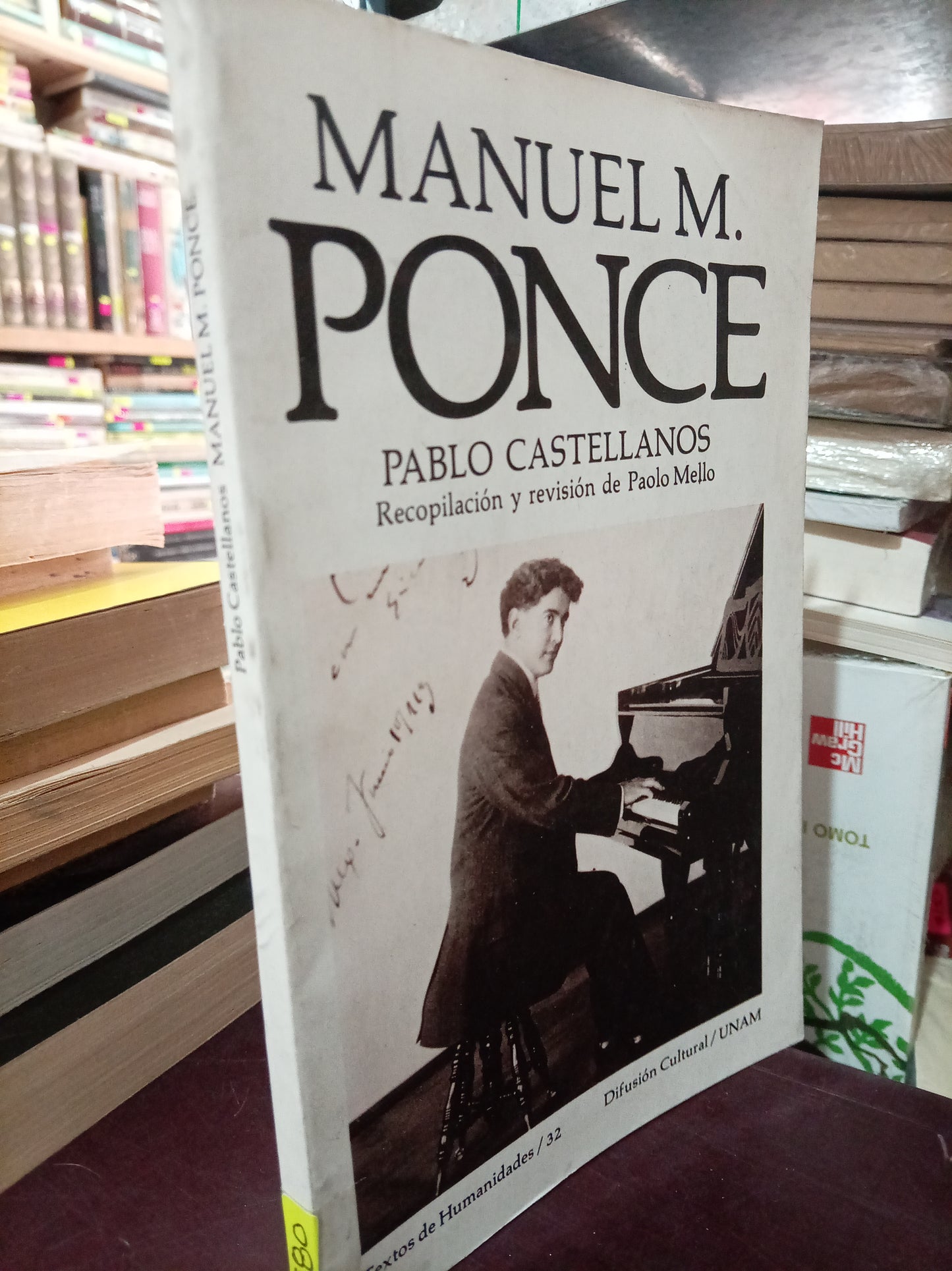 PABLO CASTELLANOS POR MANUEL M. PONCE USADO HISTORIA LITERARIO 305