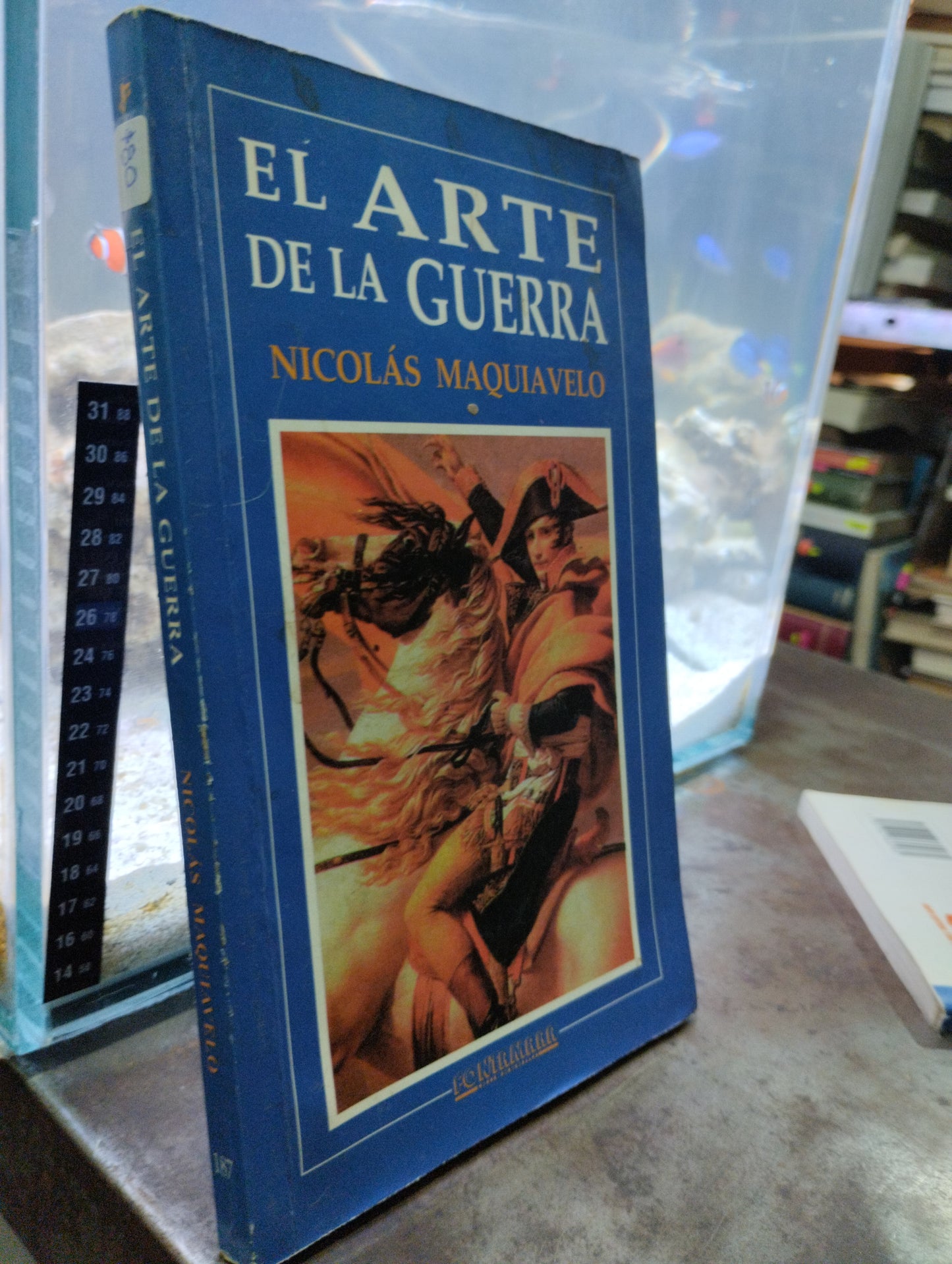 EL ARTE DE LA GUERRA POR NICOLAS MAQUIAVELO USADO NOVELAS ALDAMA