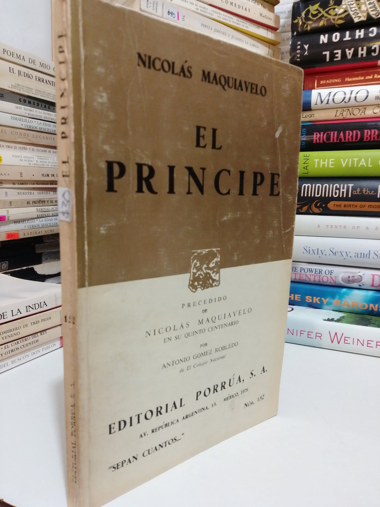 EL PRÍNCIPE POR NICOLÁS MAQUIAVELO USADO NOVELA JUÁREZ