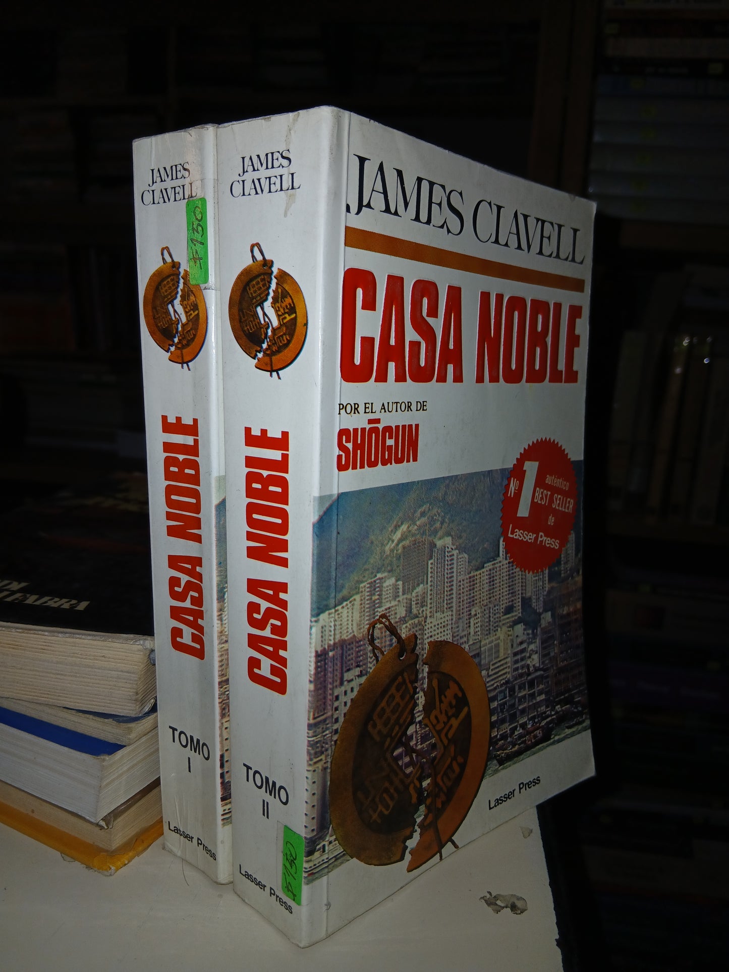 CASA NOBLE TOMOS I Y II POR JAMES CLAVELL USADO NOVELA LITERARIO 207