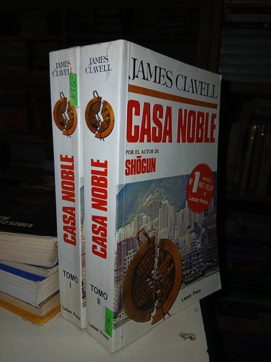 CASA NOBLE TOMOS I Y II POR JAMES CLAVELL USADO NOVELA LITERARIO 207