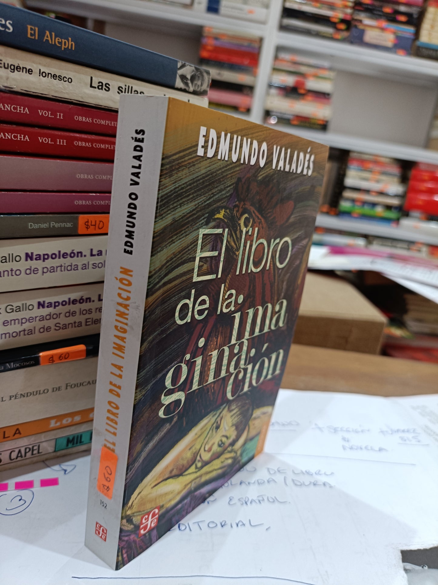 EL LIBRO DE LA IMAGINACION POR EDMUNDO VALADES USADO NOVELA JUAREZ 515