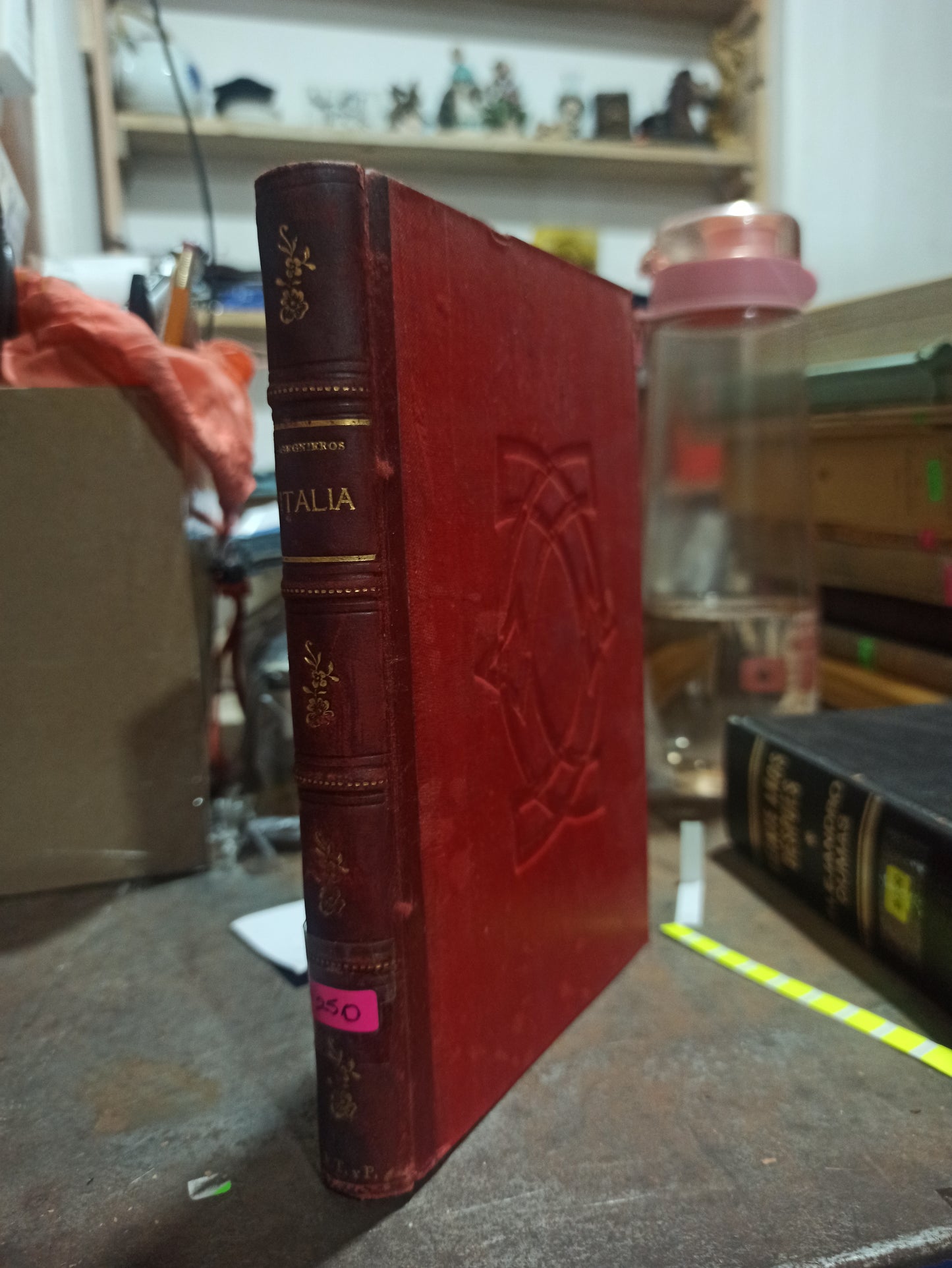 ITALIA EN LA CIENCIA EN LA VIDA Y EN EL ARTE POR EL DR. JOSÉ INGENIEROS USADO ANTIGUOS ALDAMA