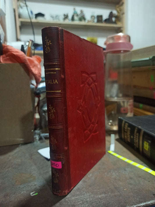 ITALIA EN LA CIENCIA EN LA VIDA Y EN EL ARTE POR EL DR. JOSÉ INGENIEROS USADO ANTIGUOS ALDAMA