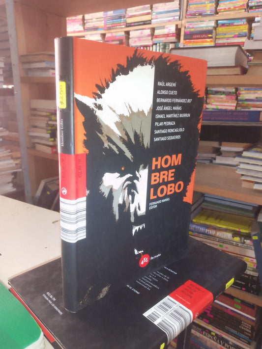 HOMBRE LOBO EDITADO POR FERNANDO MARÍAS USADO NOVELA LITERARIO 207