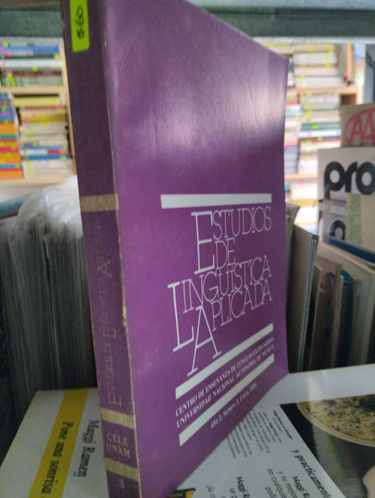 ESTUDIOS DE LINGÜISTICA APLICADA USADO EDUCACION ALDAMA