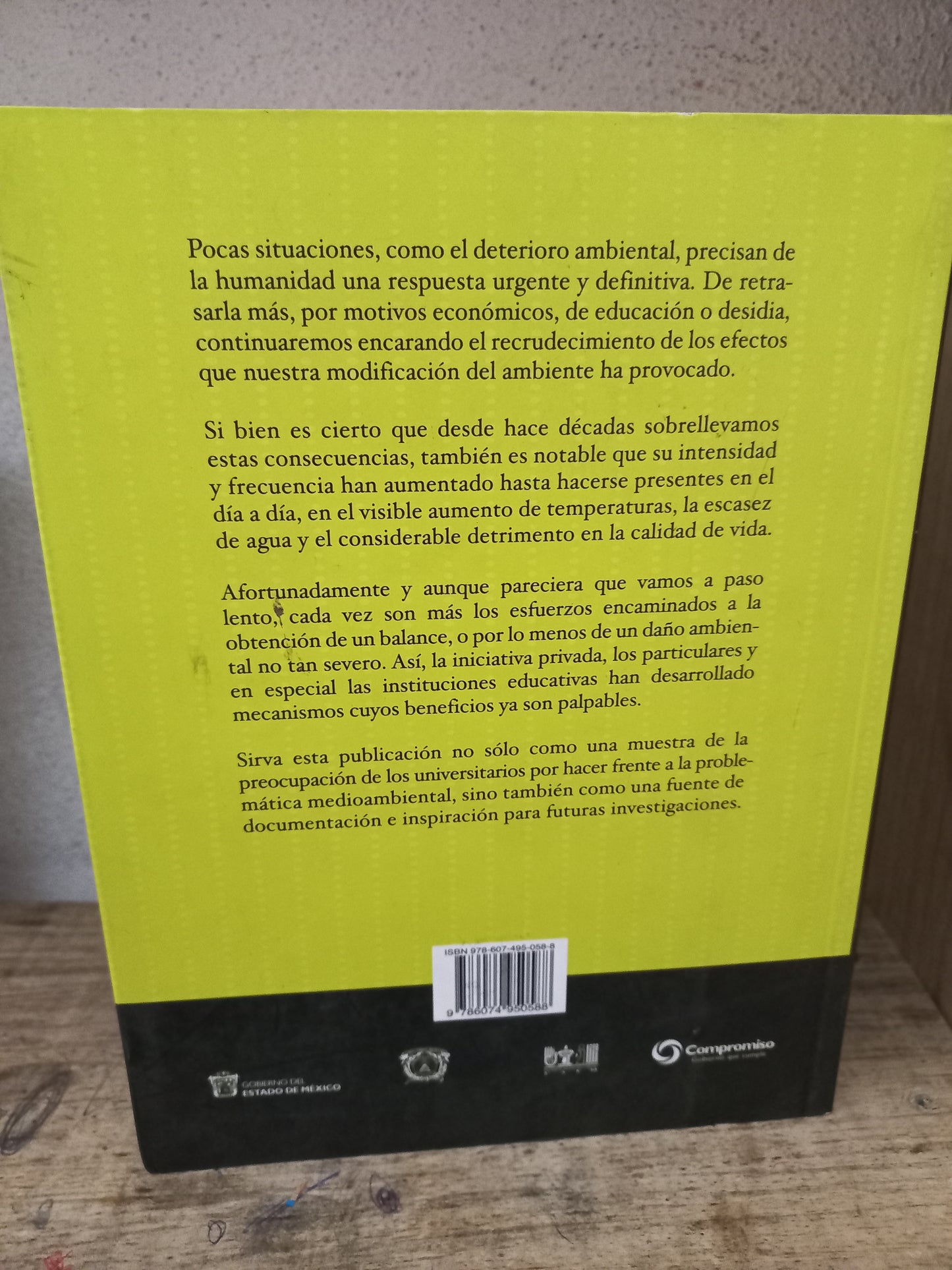 EL DISEÑO ANTE EL DETERIORO AMBIENTAL USADO HISTORIA LITERARIO 305