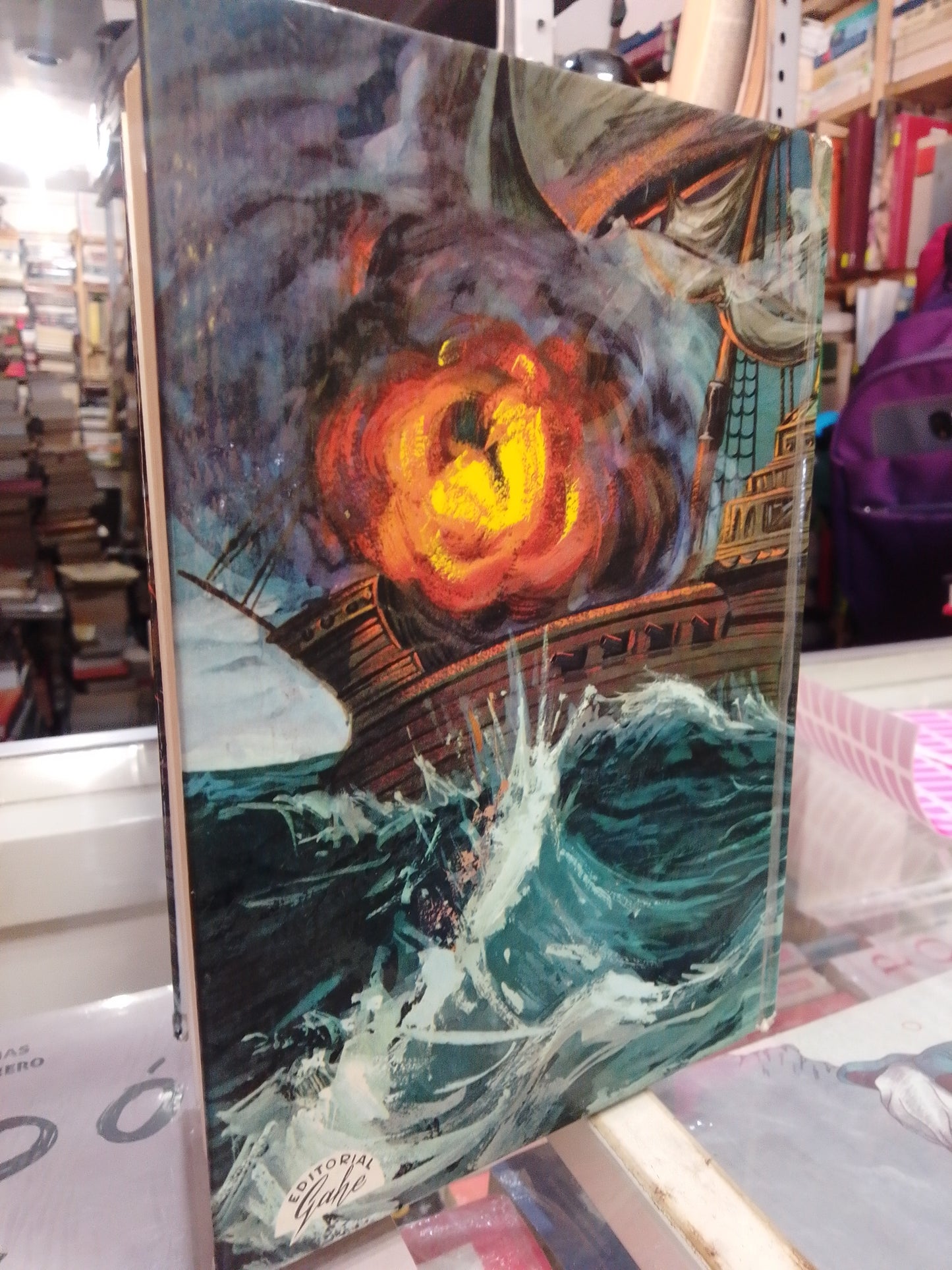 LA GALERA DEL BAJA POR E. SALGARI USADO NOVELA JUÁREZ