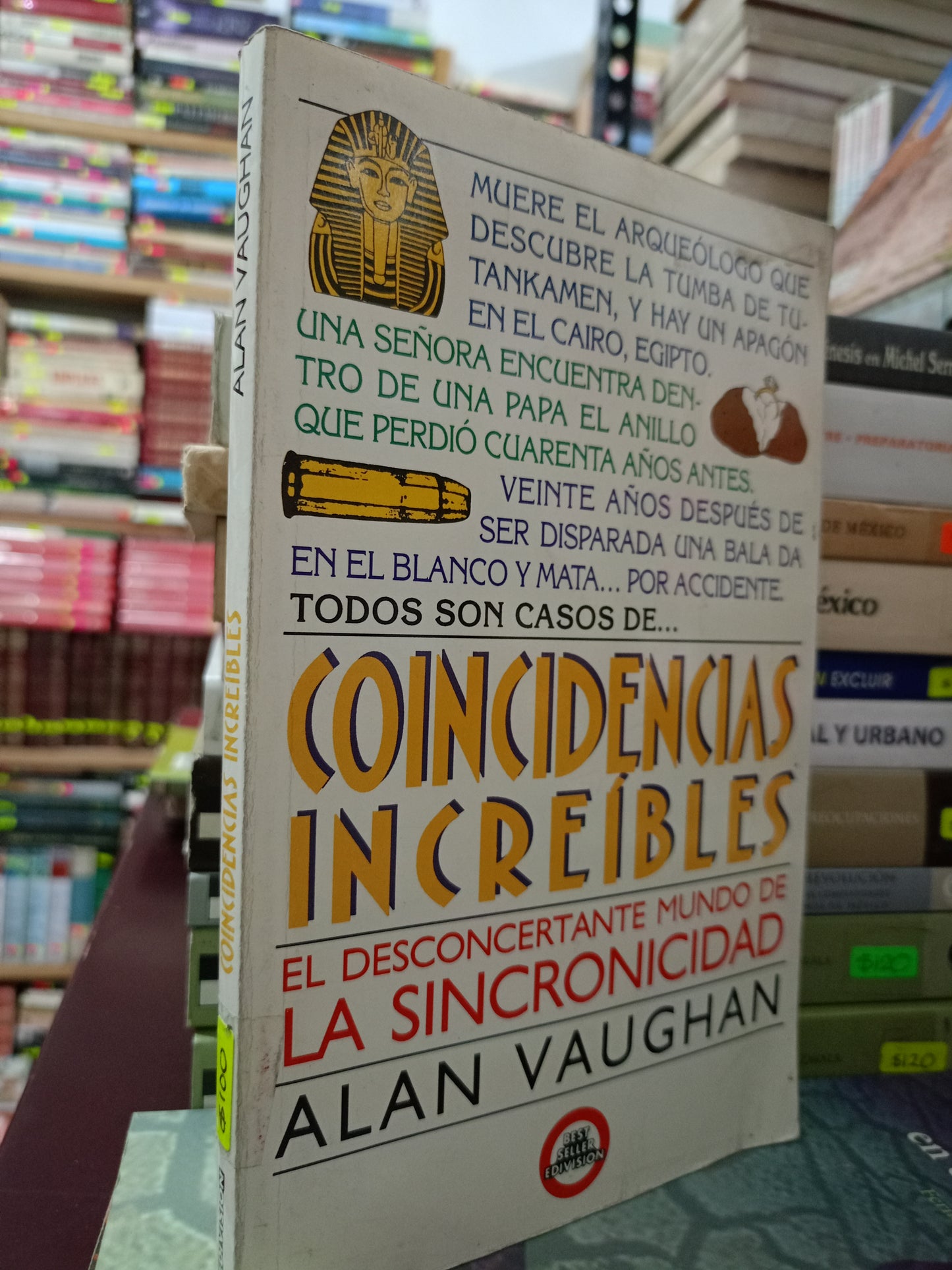 COINCIDENCIAS INCREIBLES POR ALAN VAUCHAN USADO HISTORIA LITERARIO 305