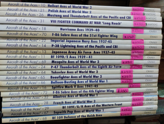 AIRCRAFT OF THE ACES 11 TOMOS USADO HISTORIA ALDAMA