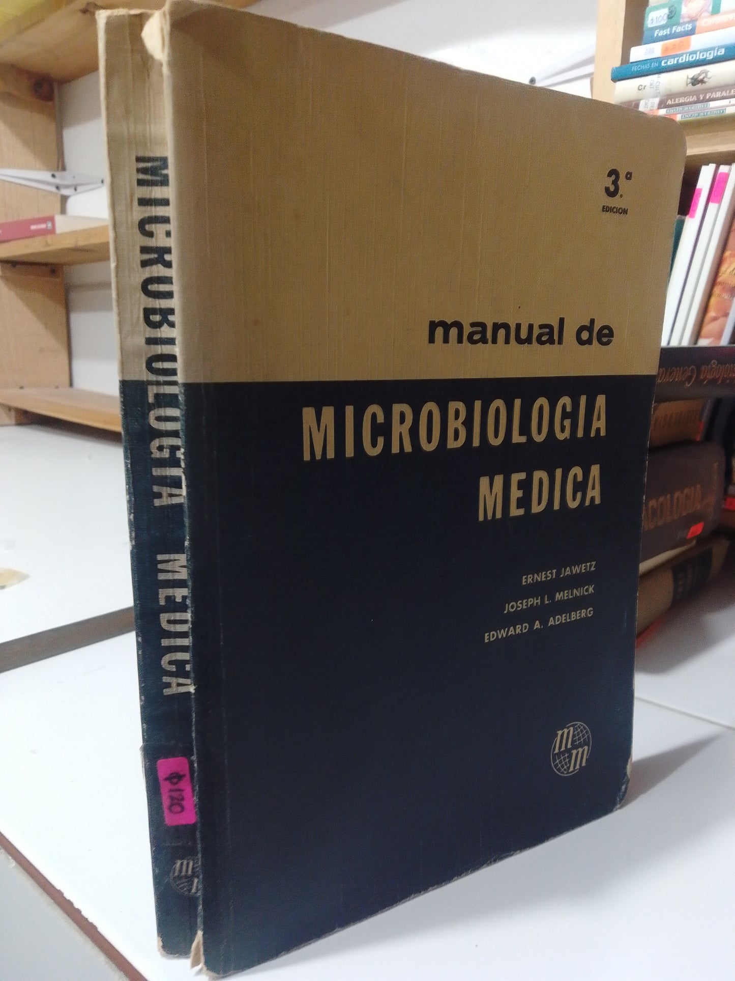 MANUAL DE MICROBIOLOGIA MEDICA POR ERNEST JAWETZ USADO SALUD JUAREZ