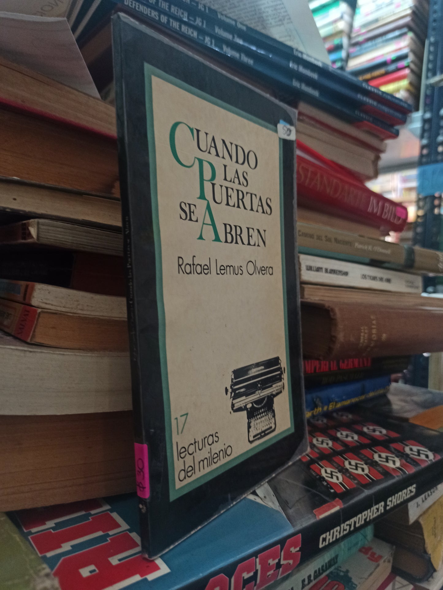 CUANDO LAS PUERTAS SE ABREN POR RUBÉN LEMUS OLVERA USADO NOVELAS ALDAMA