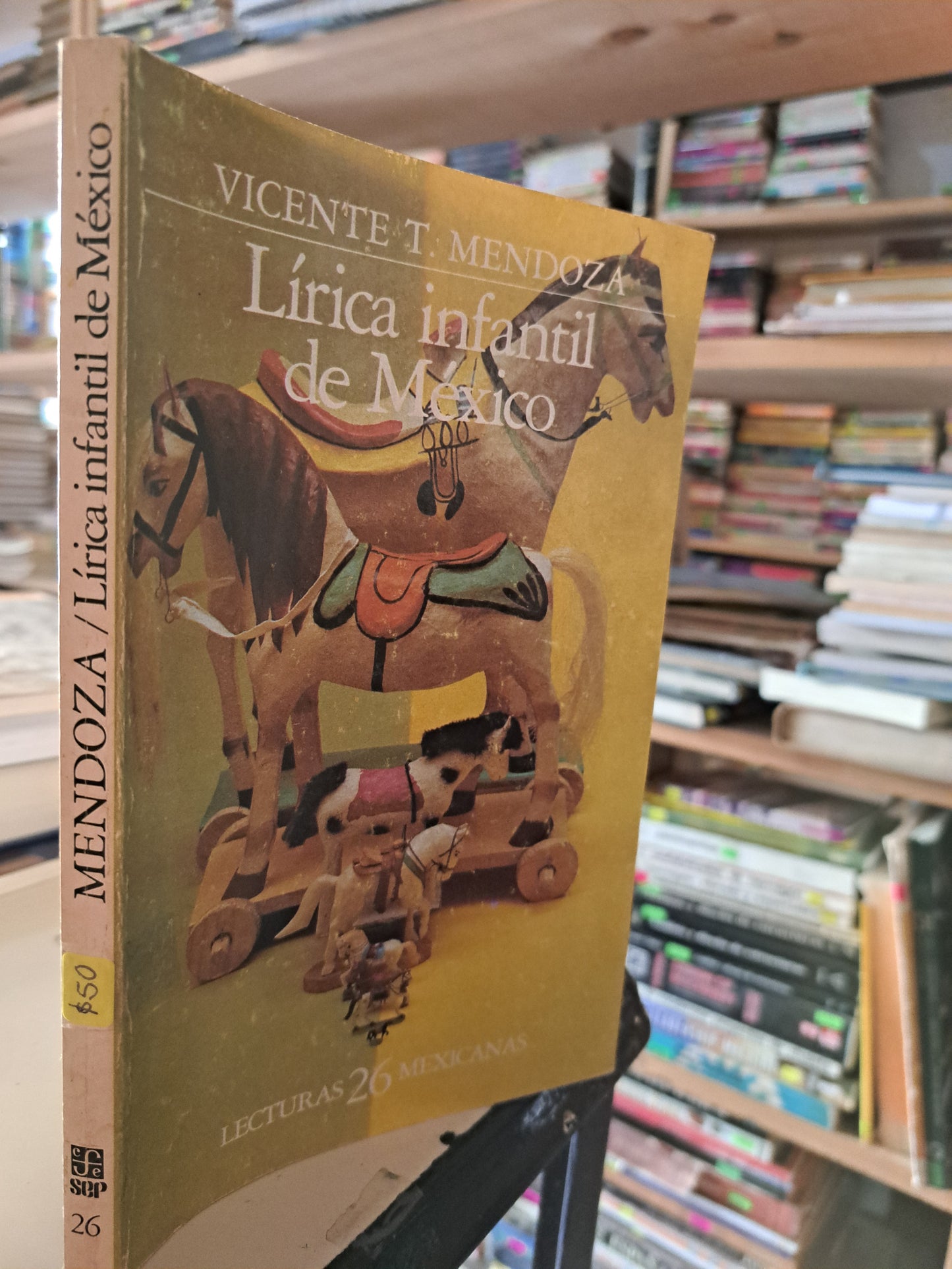LIRICA INFANTIL DE MEXICO VICENTE MENDOZA USADO POESÍA LITERARIO 207
