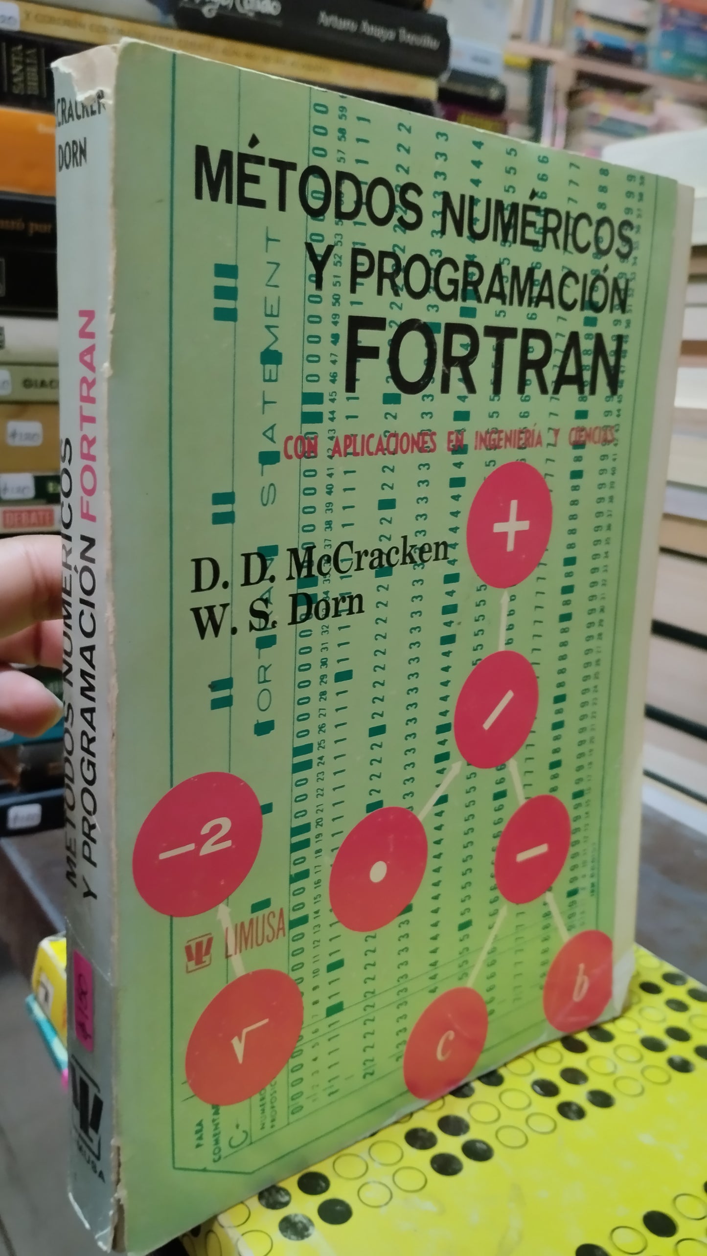METODOS NUMERICOS Y PROGRAMACION FORTRAN POR MC CRACKEN LIBRO USADO MATEMATICAS ALDAMA