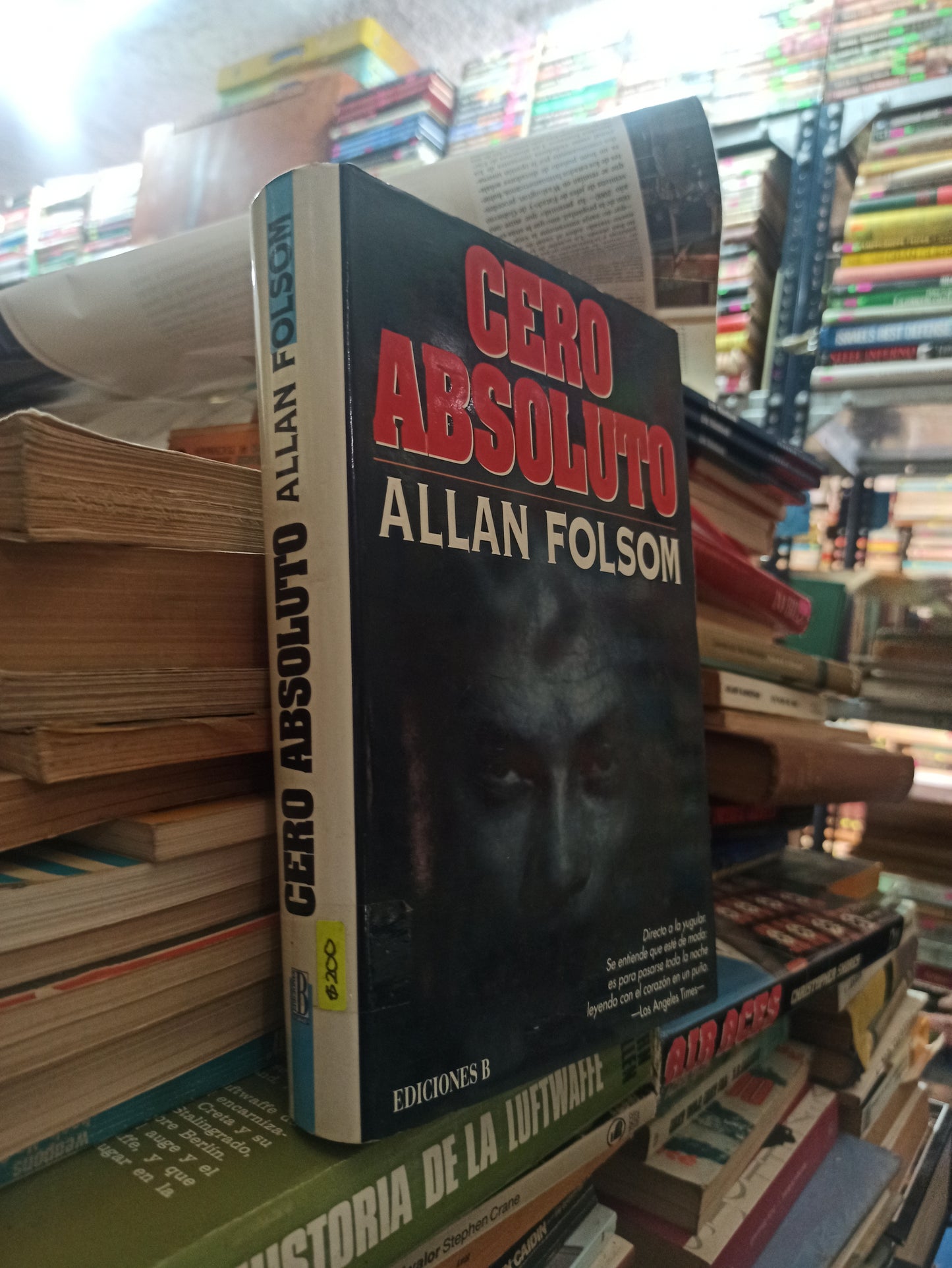 CERO ABSOLUTO POR ALLAN FOLSON USADO NOVELAS ALDAMA