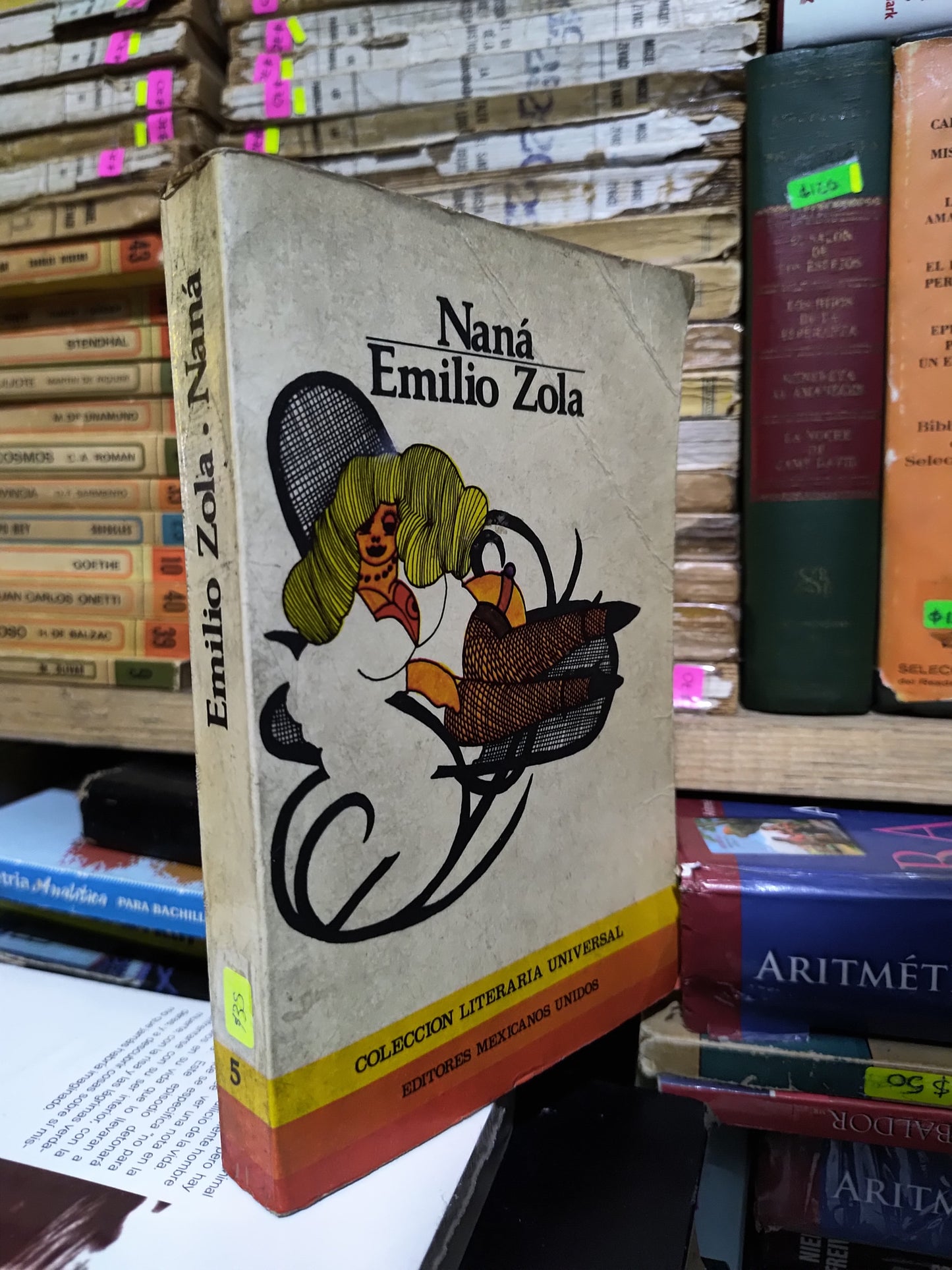 NANA POR EMILIO ZOLA USADO NOVELAS JUAREZ 507