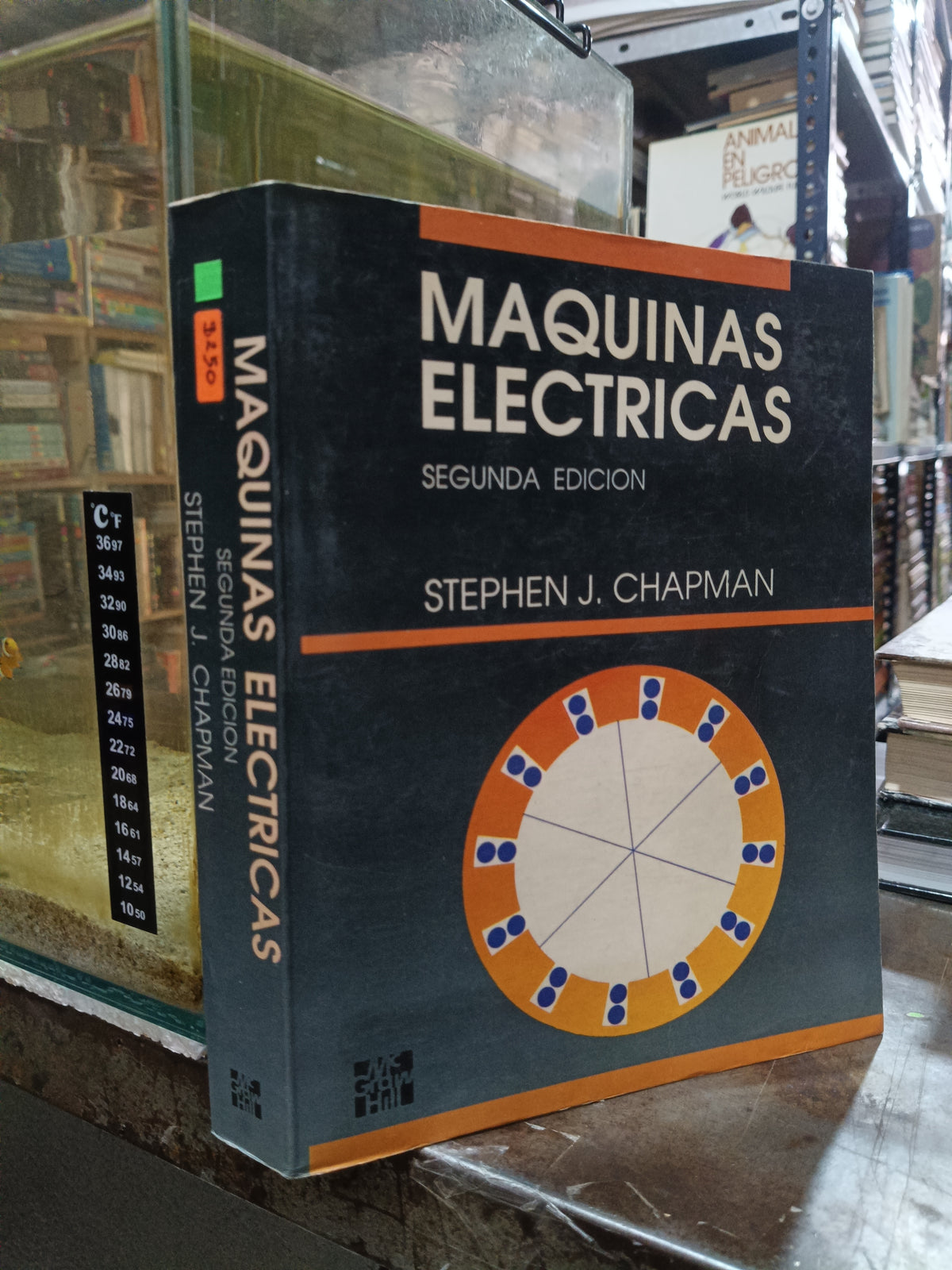 MAQUINAS ELECTRICAS SEGUNDA EDICION POR STEPHEN J. CHAPMAN USADO MATEMÁTICAS ALDAMA