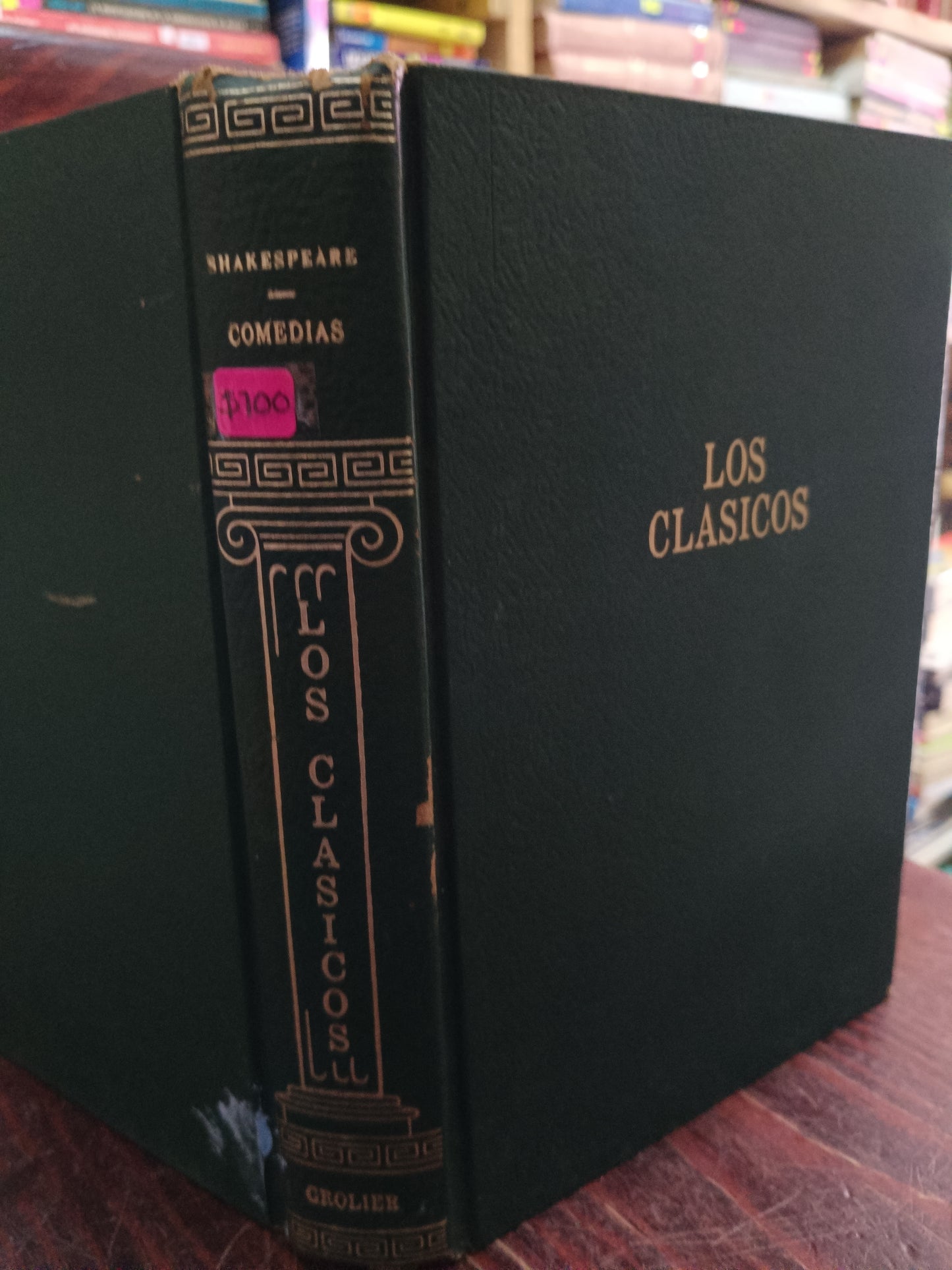LOS CLASICOS SHAKESPEARE GROLIER USADO NOVELA LITERARIO 305