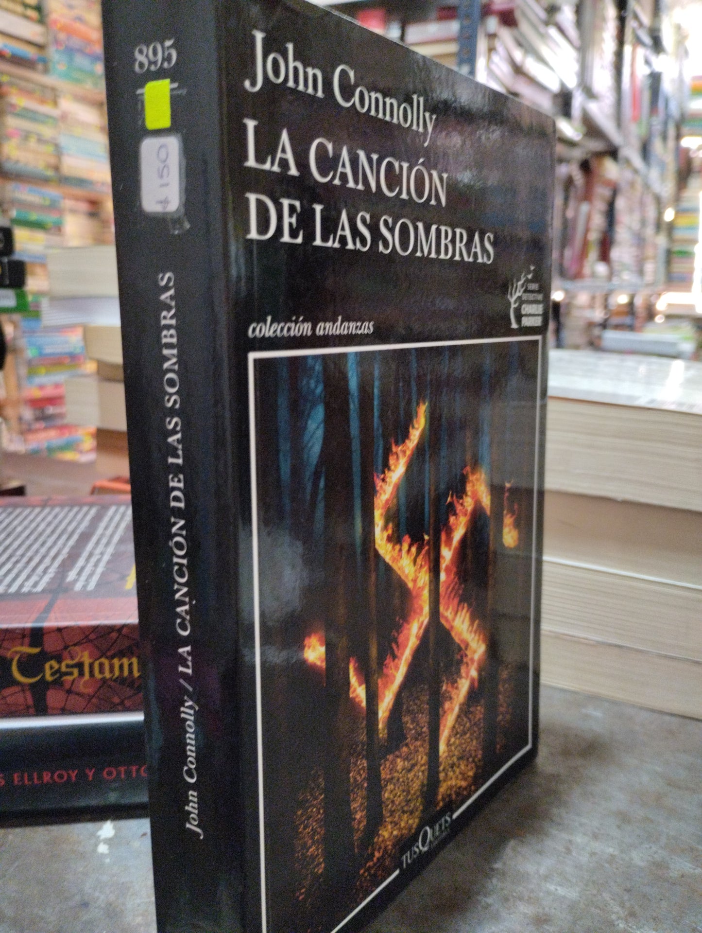 LA CANCIÓN DE LAS SOMBRAS POR JOHN CONNOLLY USADO NOVELAS ALDAMA