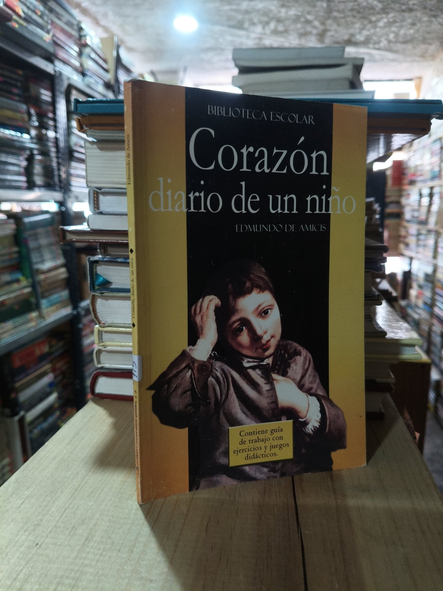 CORAZÓN DIARIO DE UN NIÑO POR EDMUNDO DE AMICIS USADO INFANTIL ALDAMA