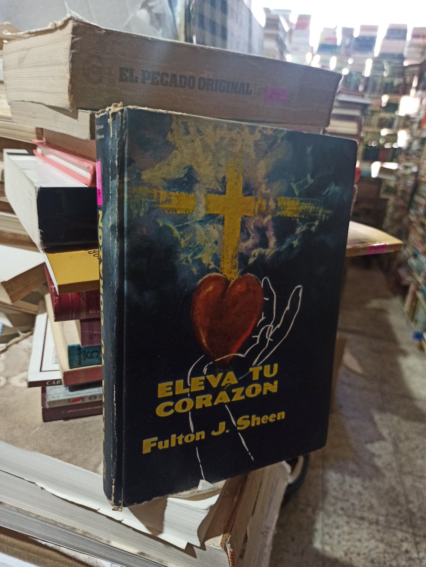 ELEVA TU CORAZÓN POR FULTON J. SHEEN USADO NOVELAS ALDAMA