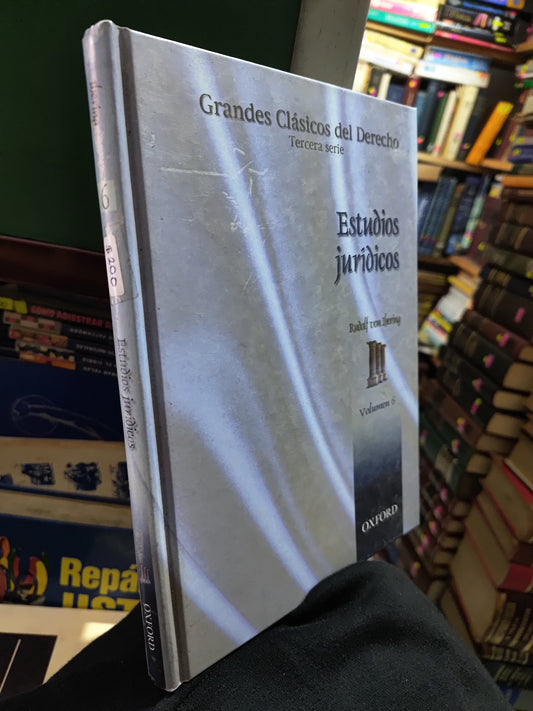 ESTUDIOS JURIDICOS POR RUDOLF VON IBERING USADO DERECHO JUAREZ 515