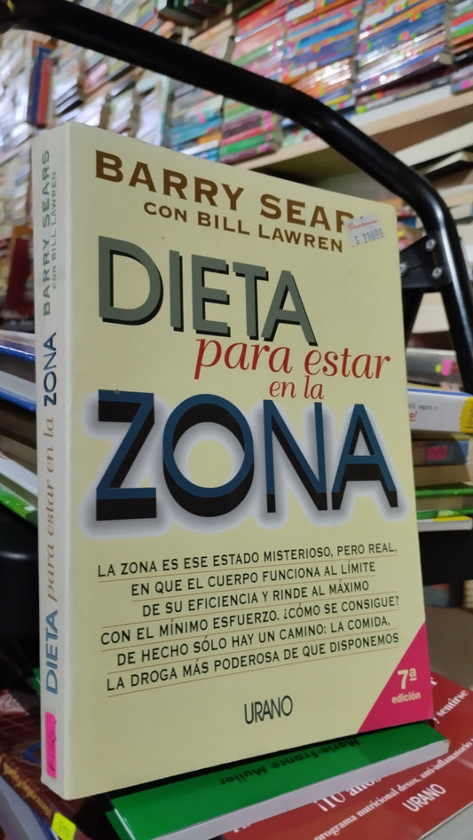 DIETA PARA ESTAR EN LA ZONA POR BARRY SEAR LIBRO USADO SALUD ALDAMA